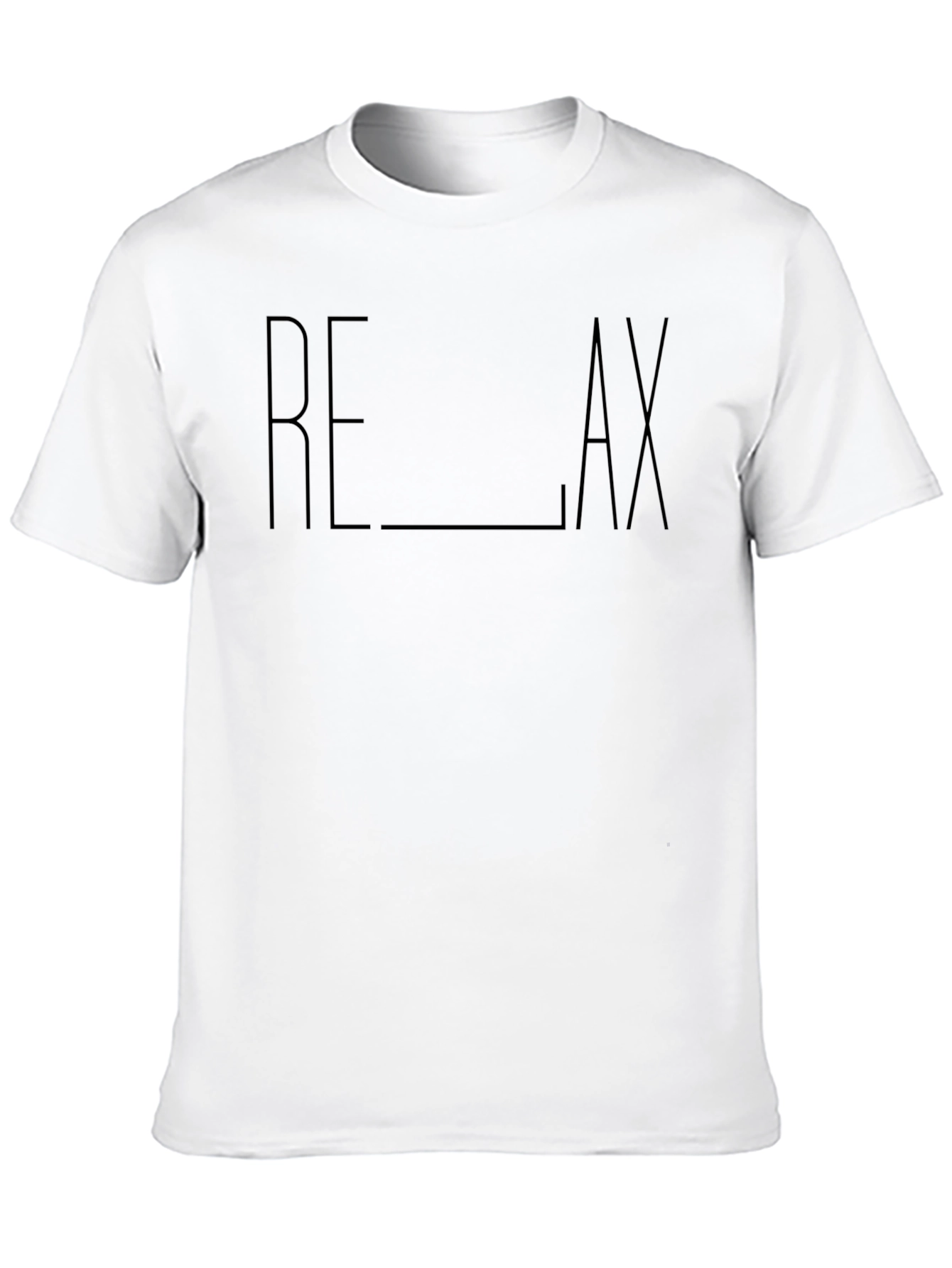 Relax Graphic Tee - Minimalist Design