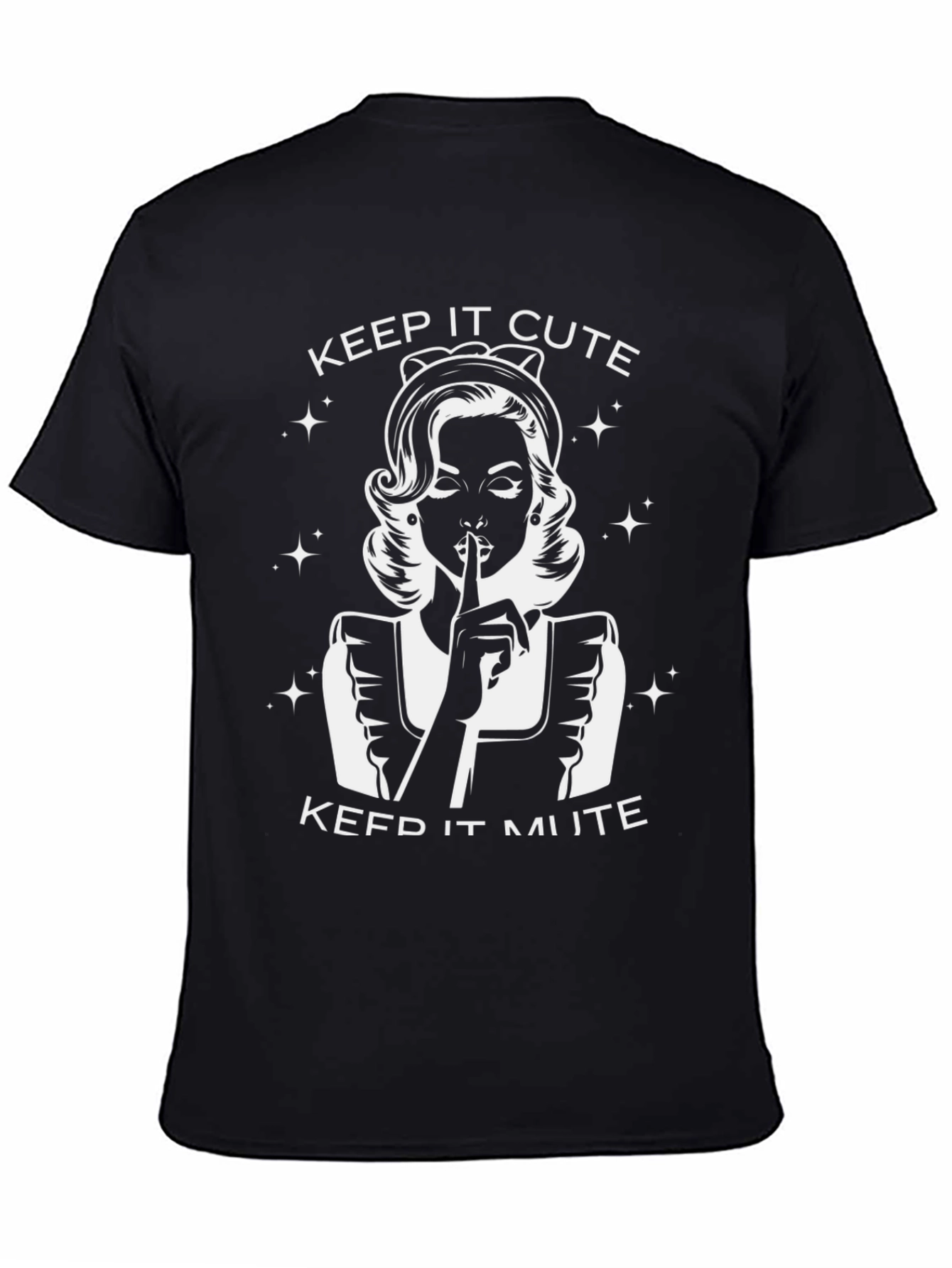 Keep It Cute & Mute Graphic T-Shirt