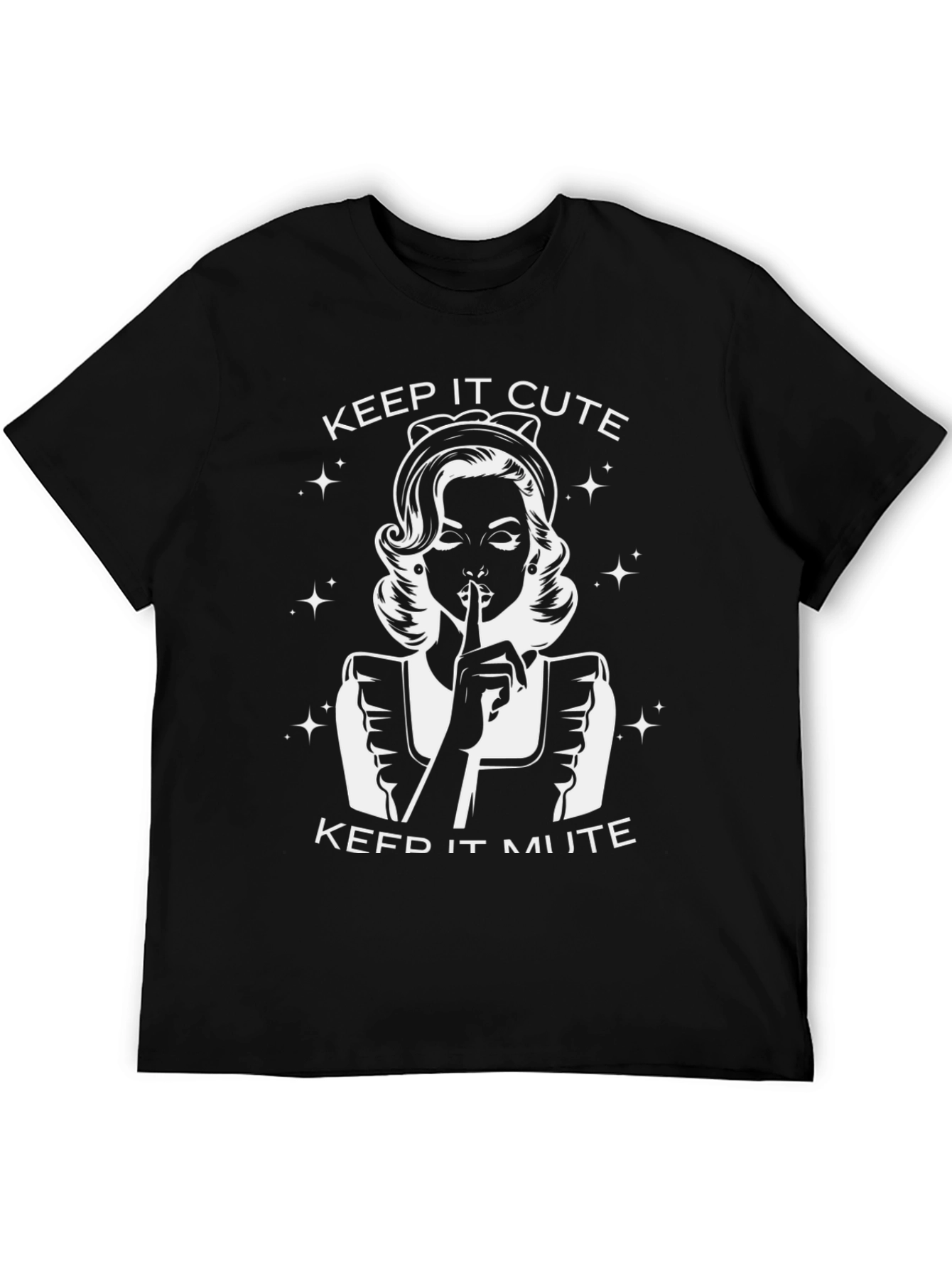 Keep It Cute & Mute Graphic T-Shirt