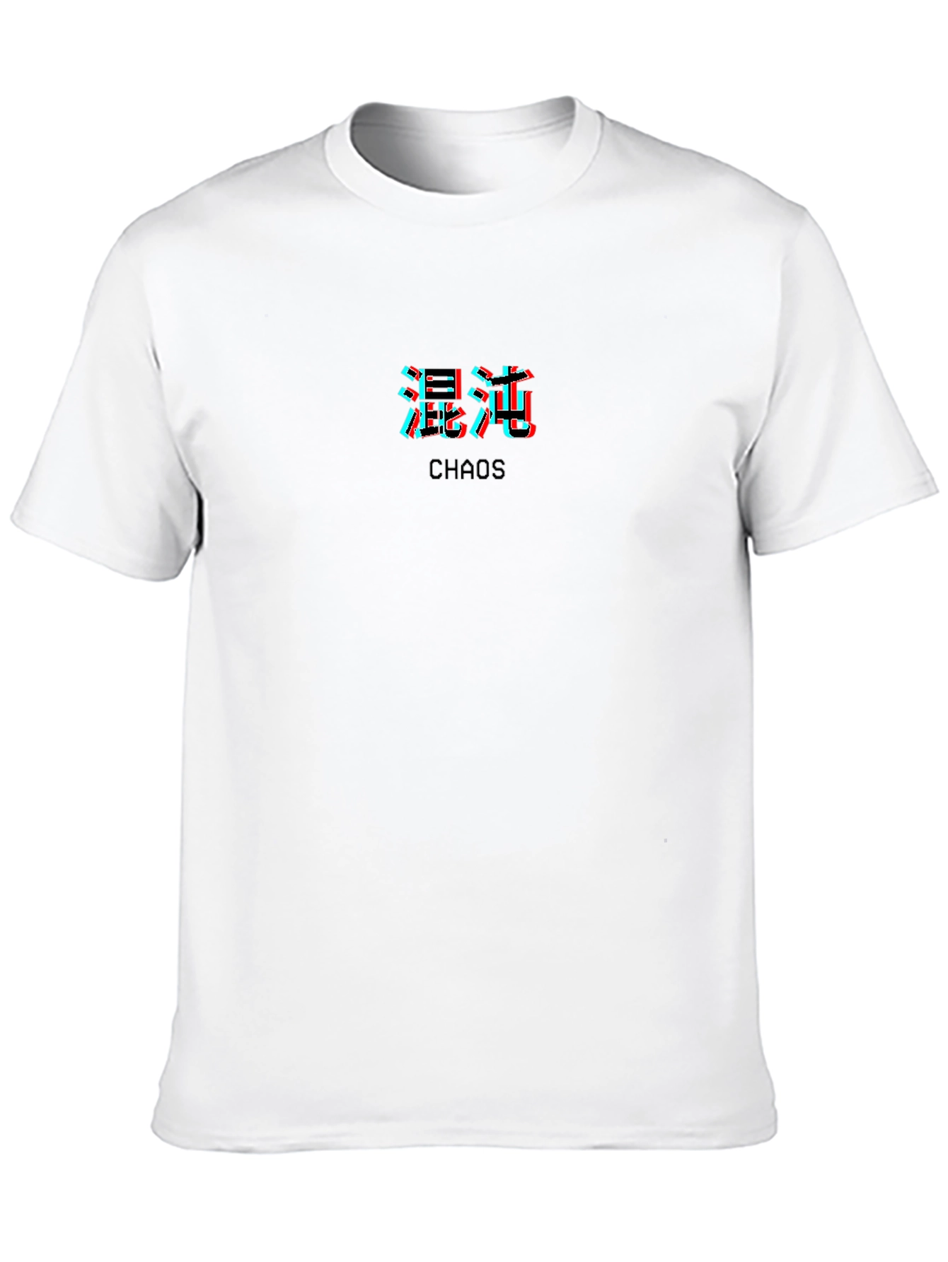 Chaos Graphic Print Black T-Shirt