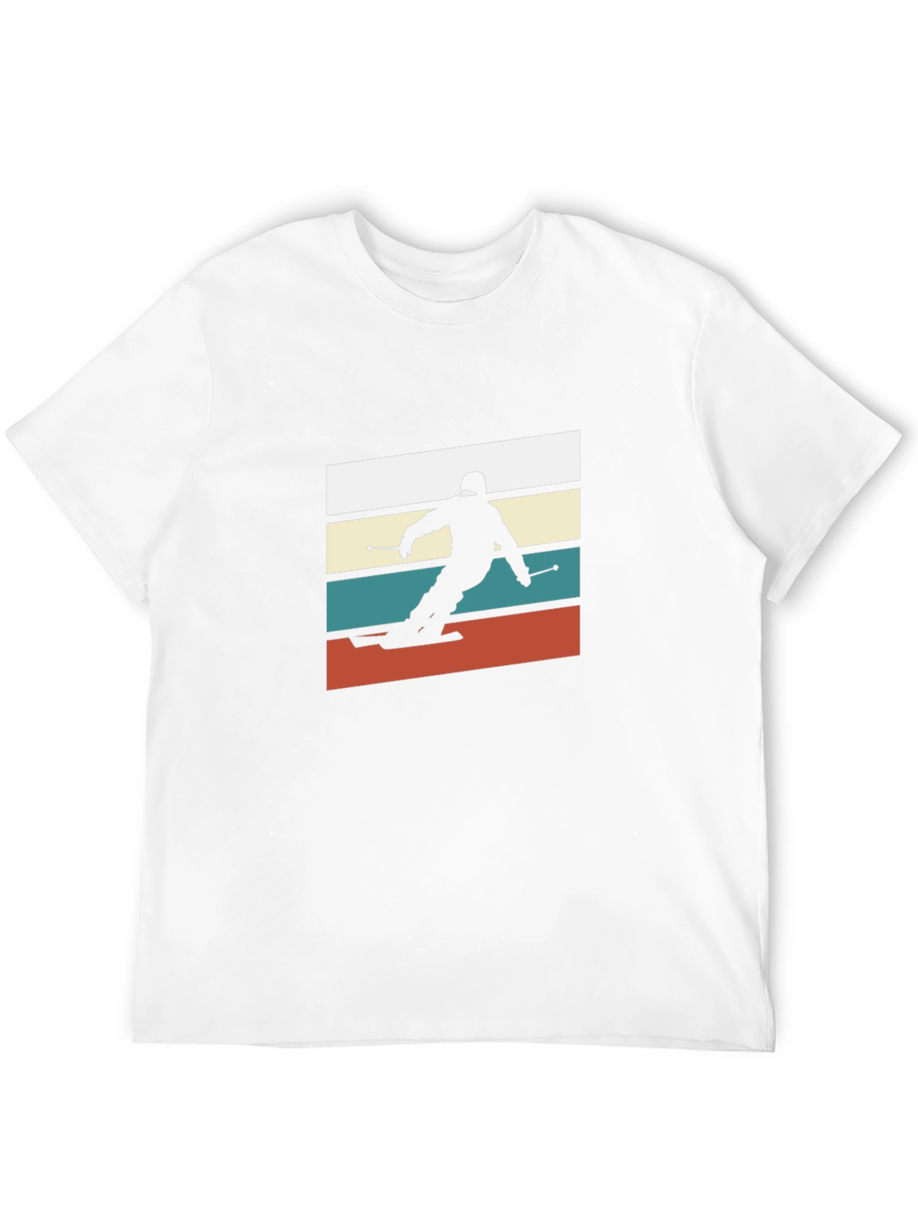 Retro Ski T-Shirt - Black