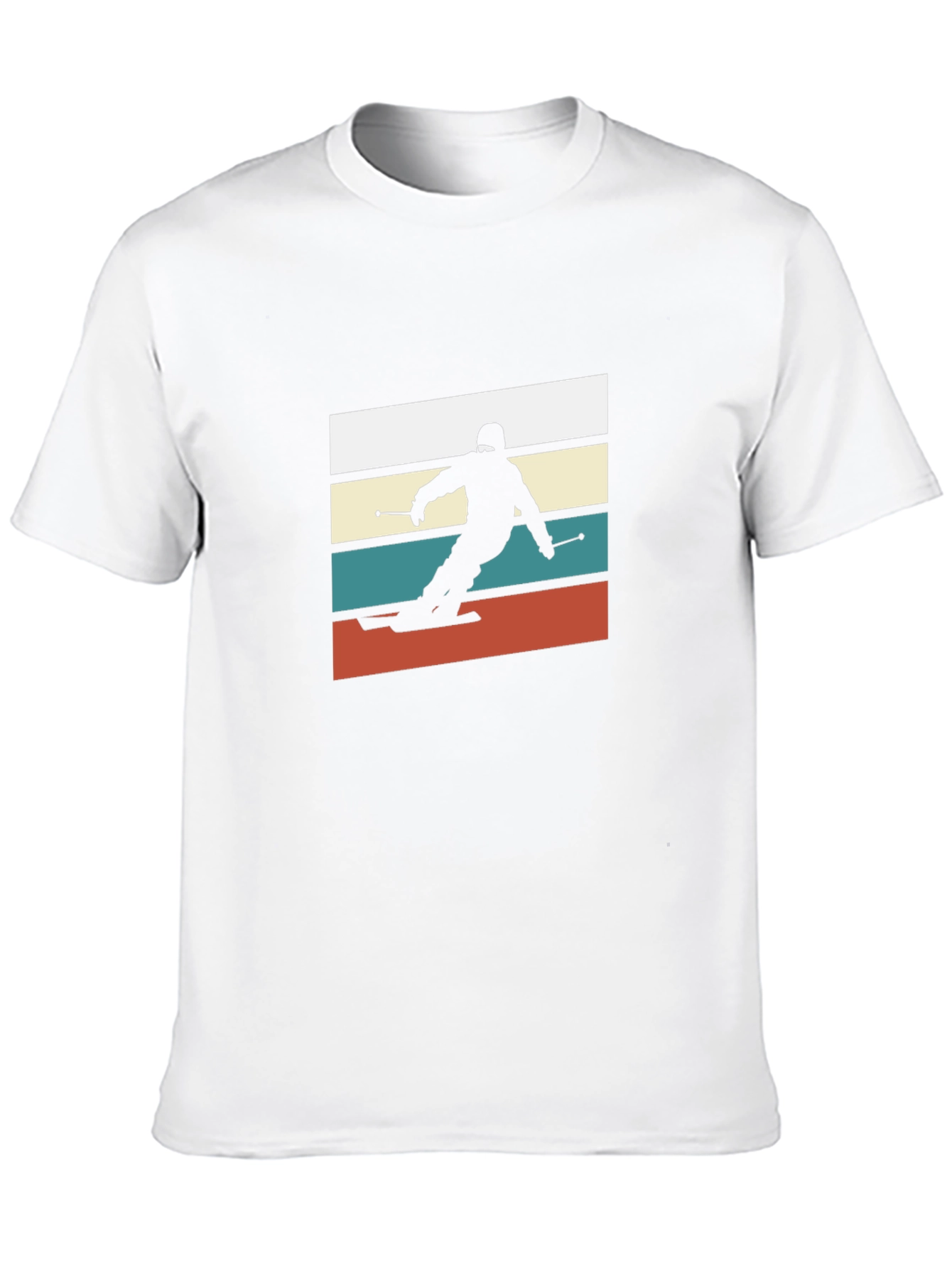 Retro Ski T-Shirt - Black