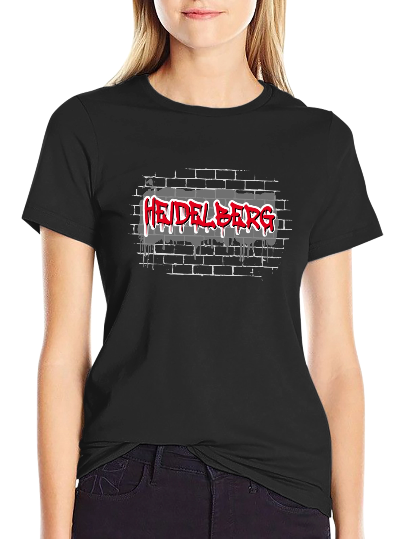 Heidelberg Graffiti Style T-Shirt - Urban Design