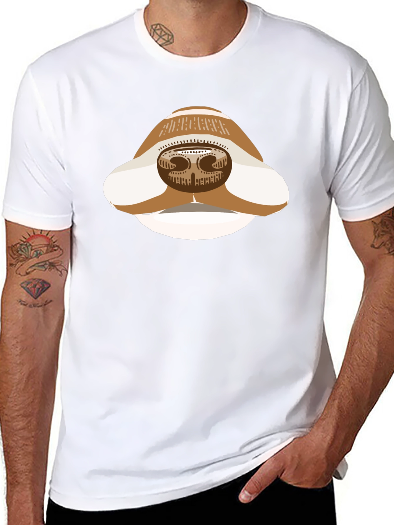 Modern Tribal Graphic Tee - Unique Design