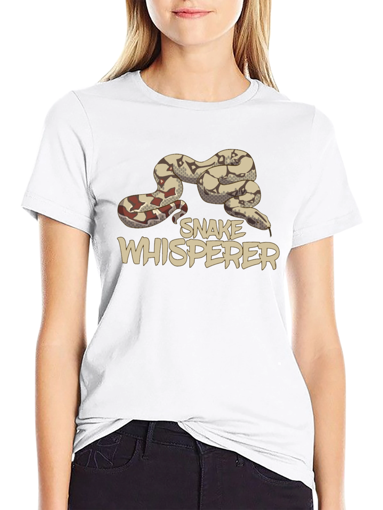 Snake Whisperer Graphic T-Shirt - Unique Design