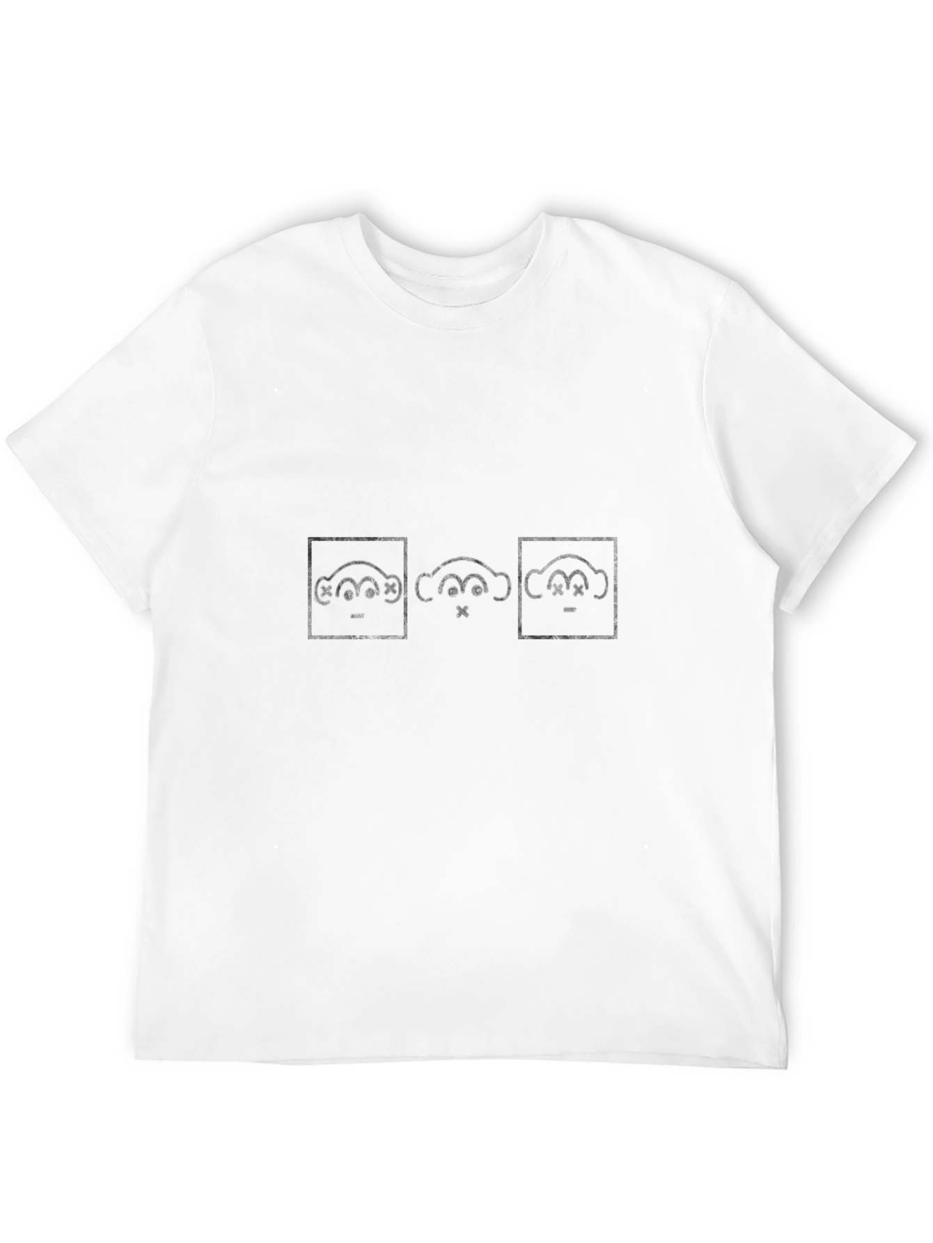 See No Evil Black Graphic T-Shirt