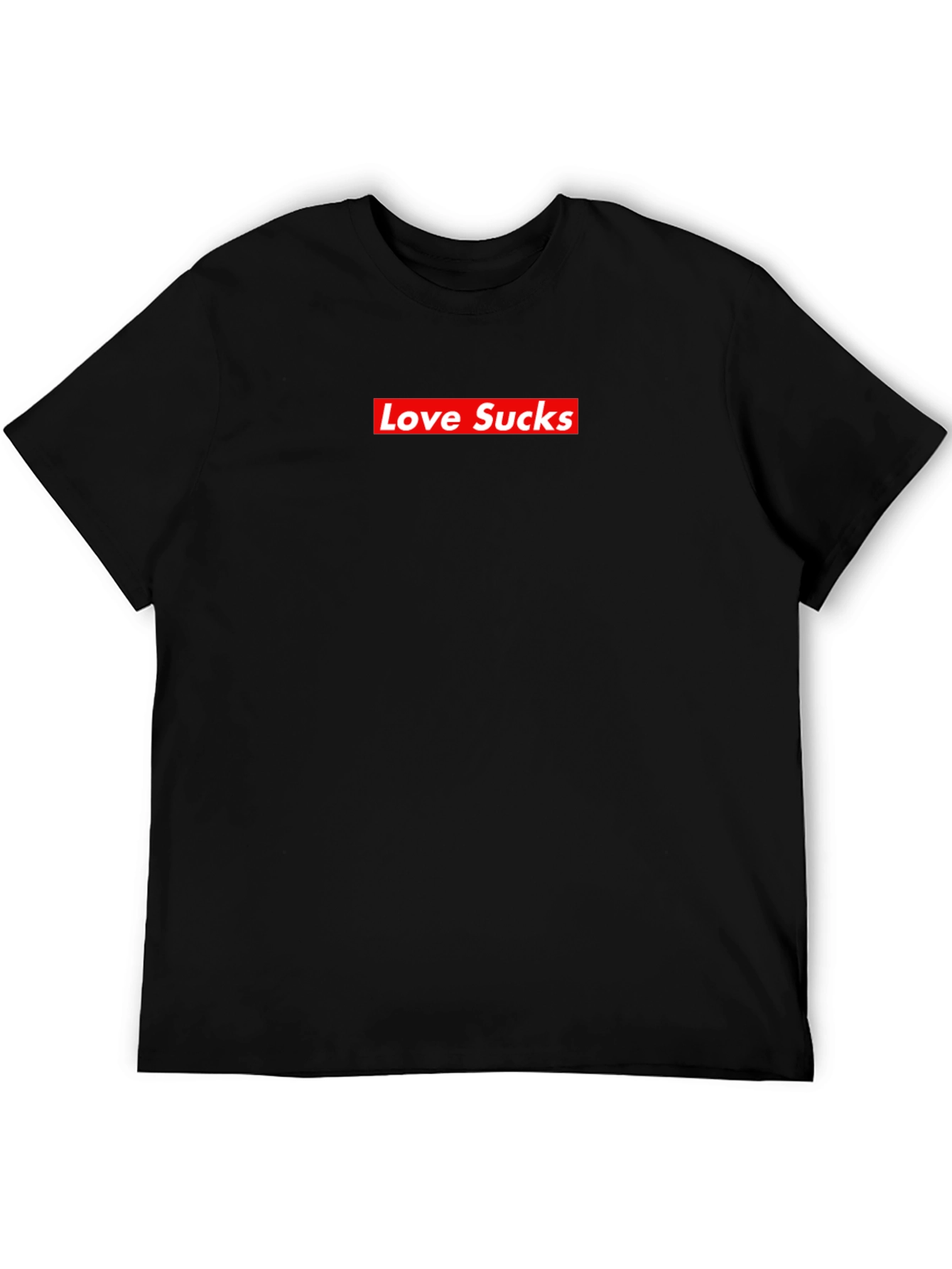 Love Sucks Graphic T-Shirt - Black
