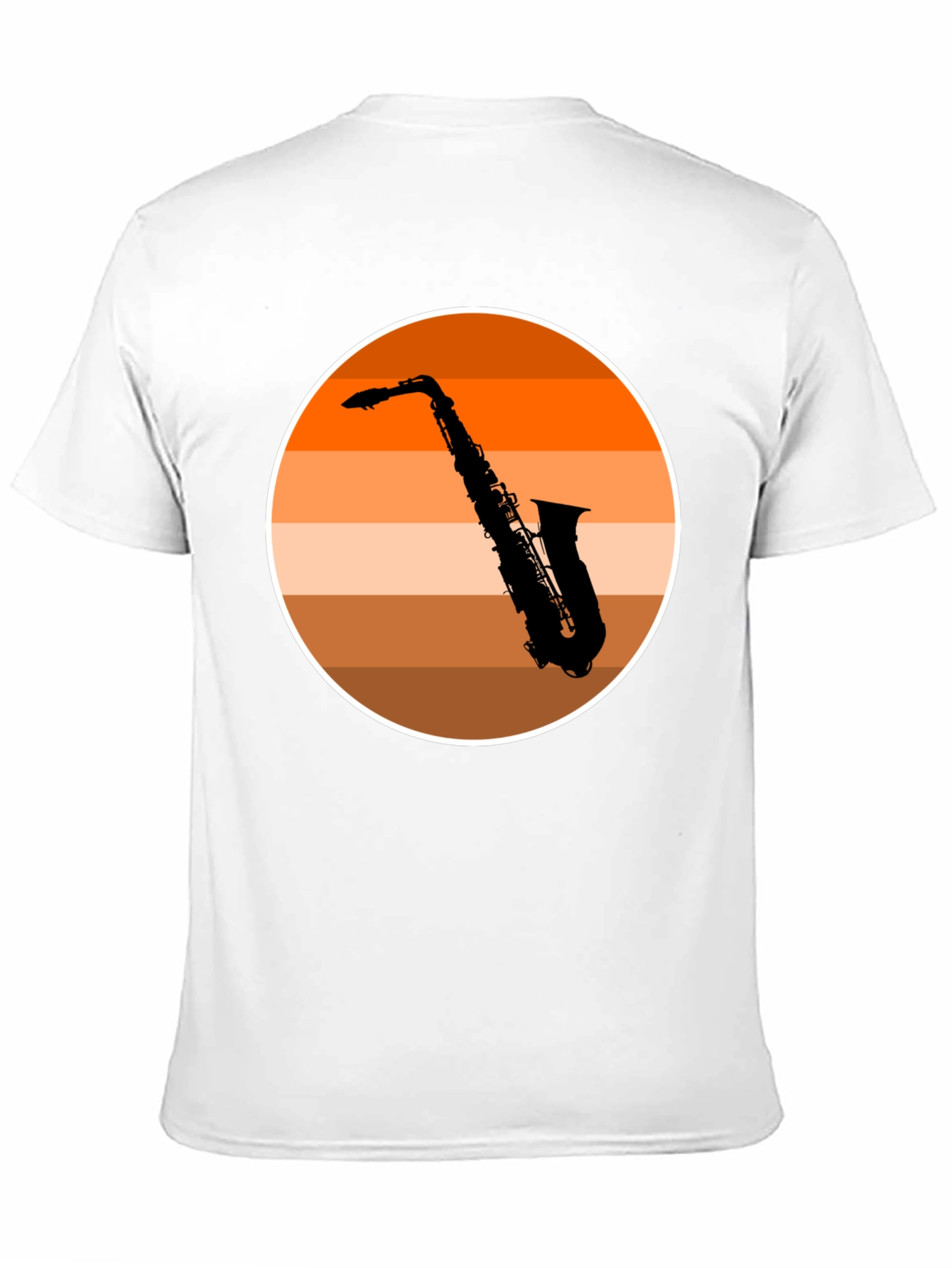 Saxophone Sunset T-Shirt - Cool Musician Tee