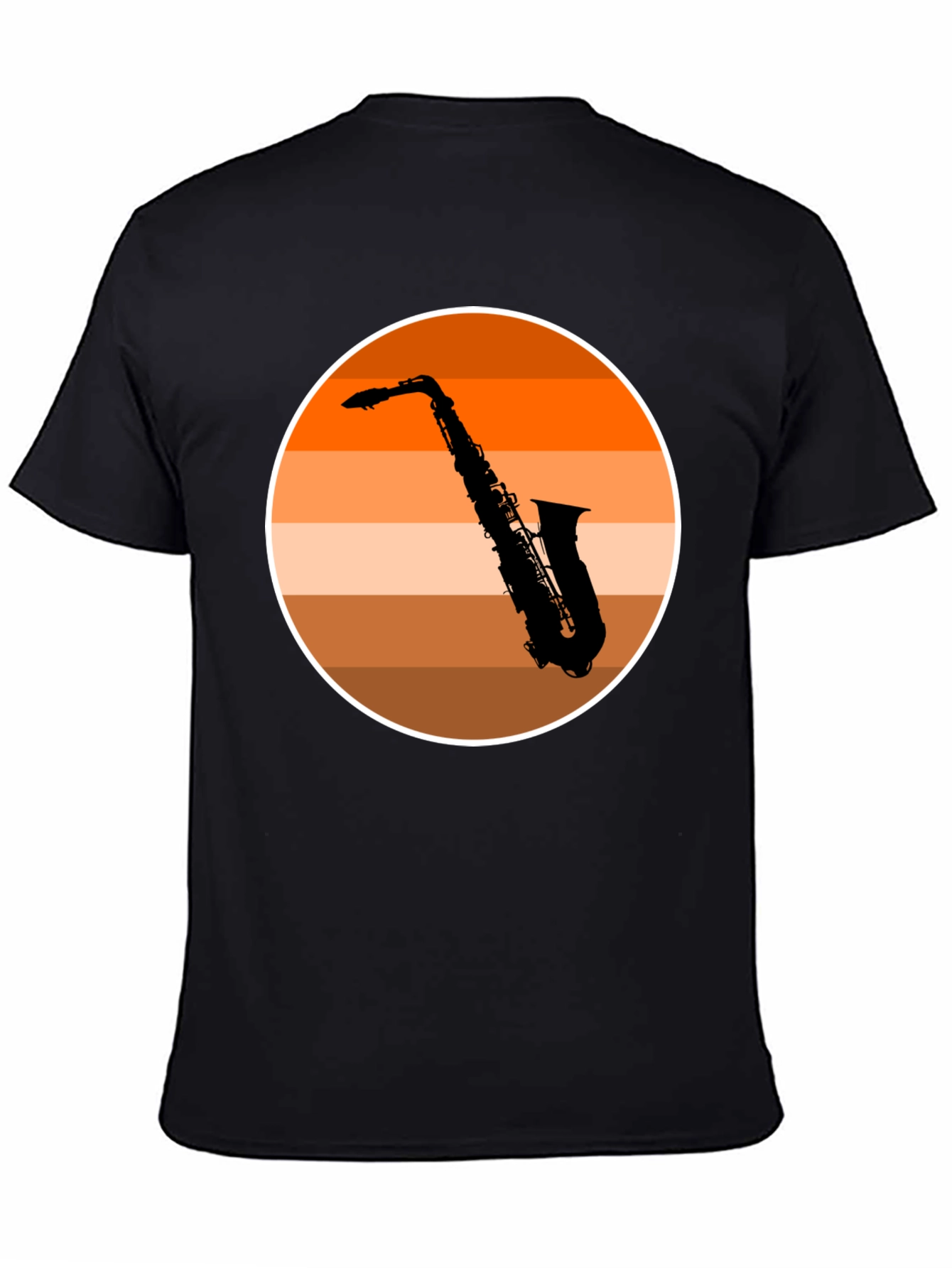 Saxophone Sunset T-Shirt - Cool Musician Tee