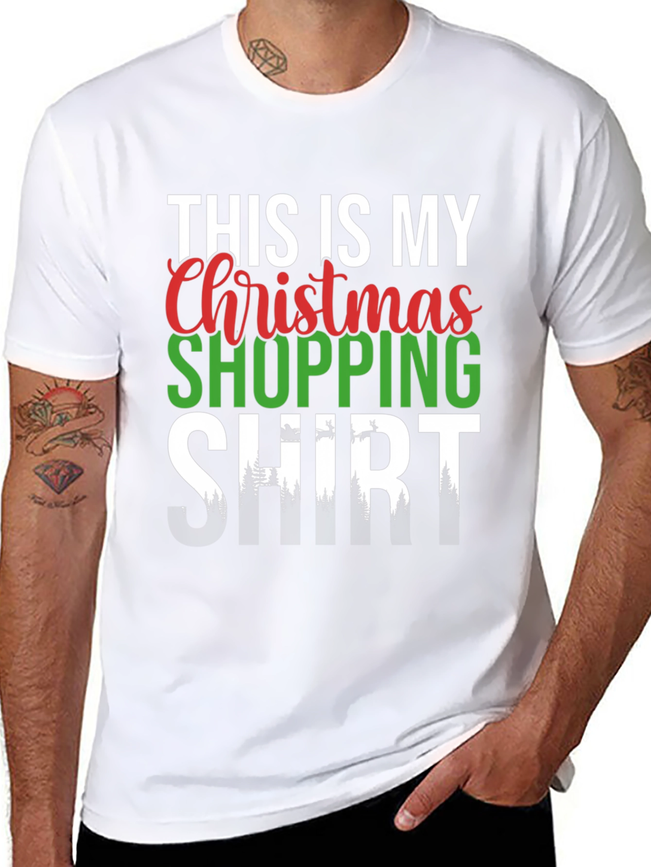 Christmas Shopping Shirt - Holiday Apparel