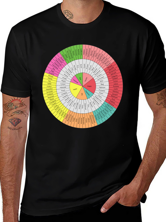 Emotions Wheel T-Shirt - Express Yourself!