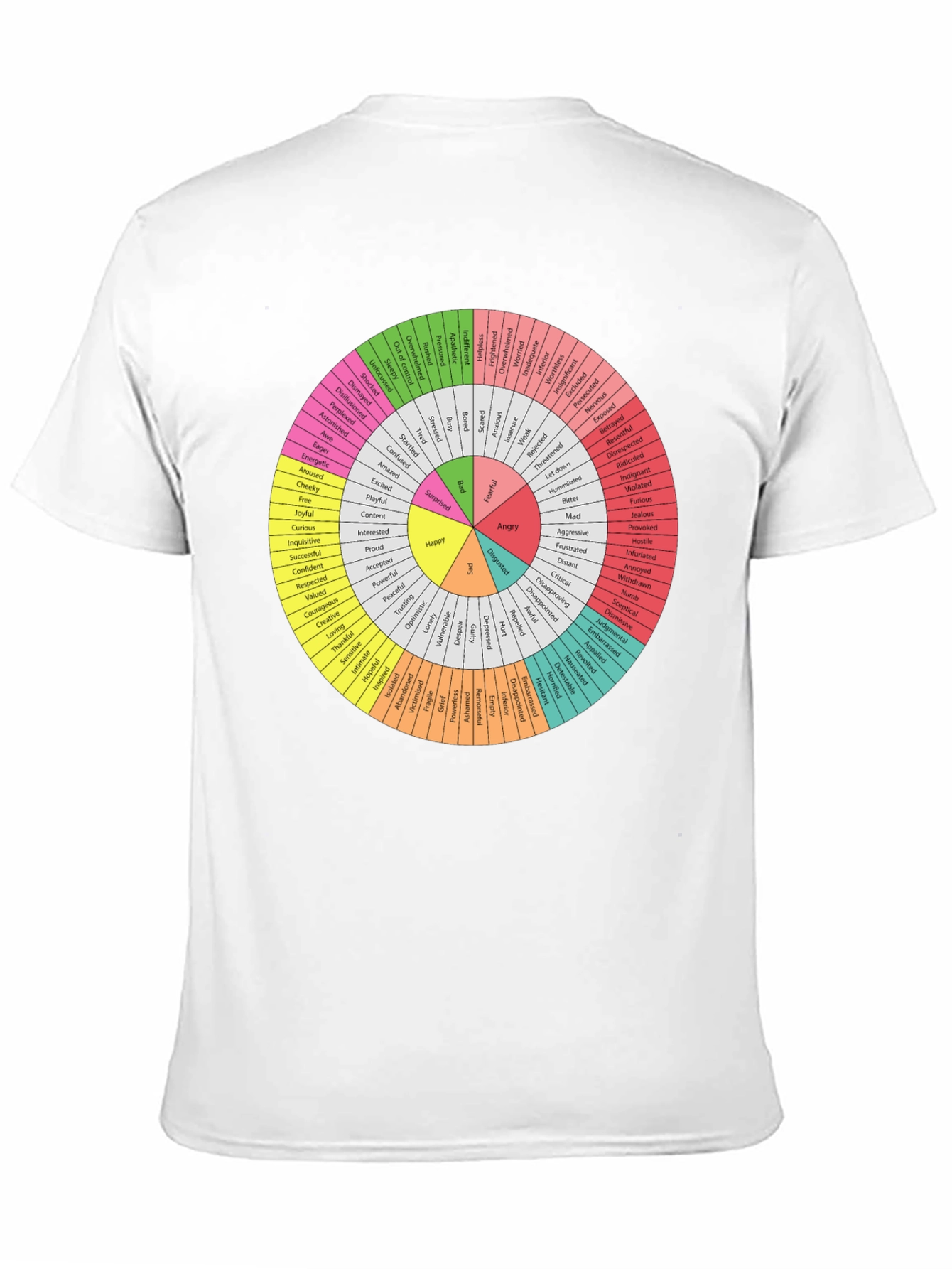 Emotions Wheel T-Shirt - Express Yourself!