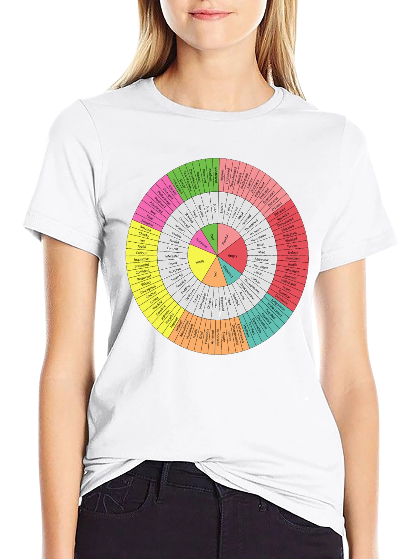 Emotions Wheel T-Shirt - Express Yourself!