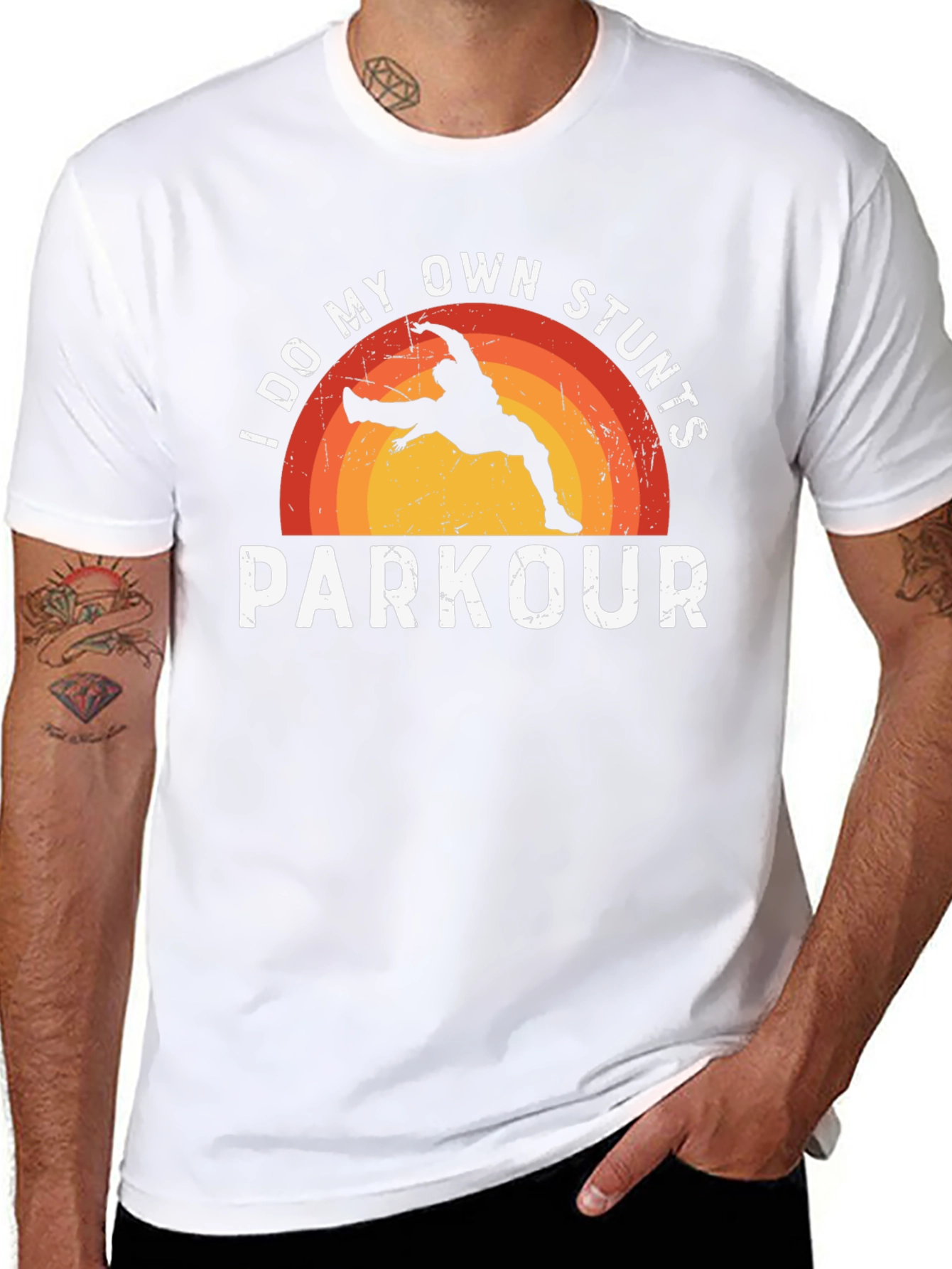 Parkour Stunts T-Shirt - Urban Style