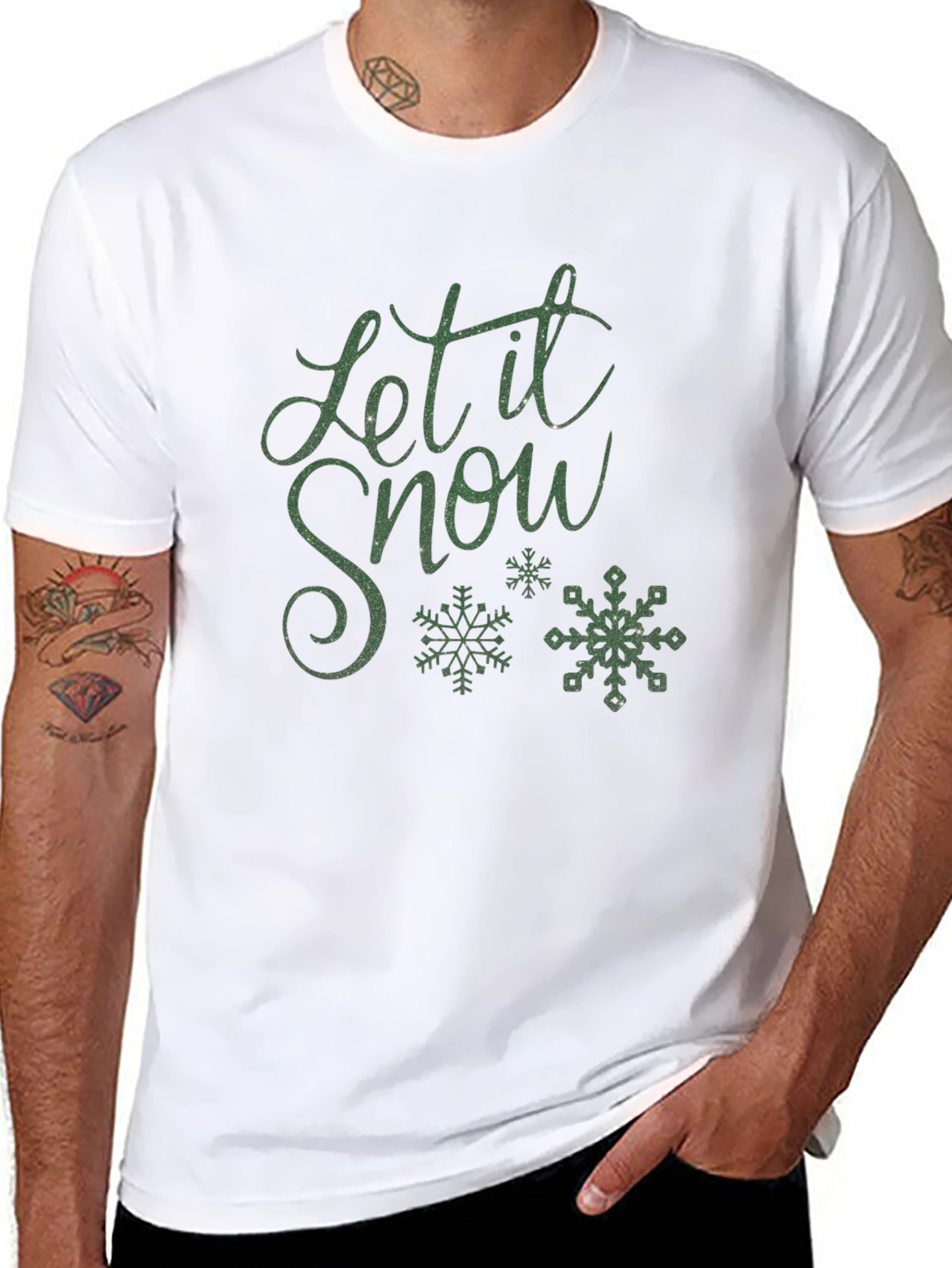 Let it Snow Christmas Tee