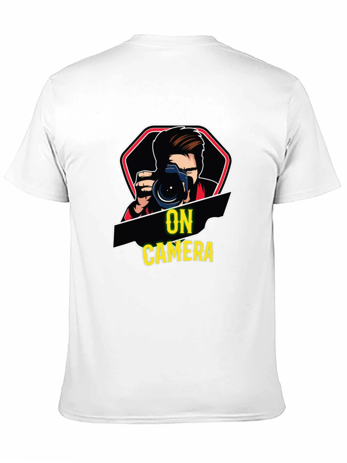 On Camera Black T-Shirt