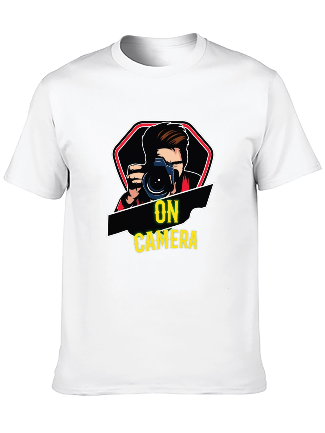 On Camera Black T-Shirt