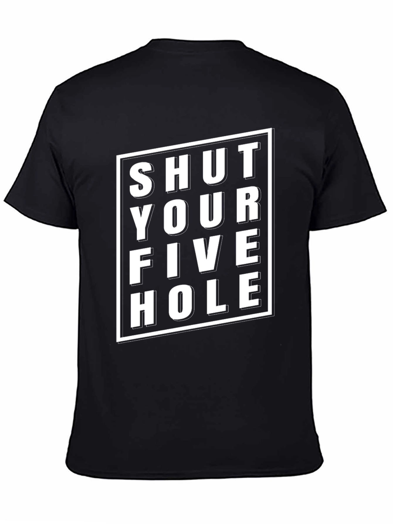 Shut Your Five Hole Black T-Shirt