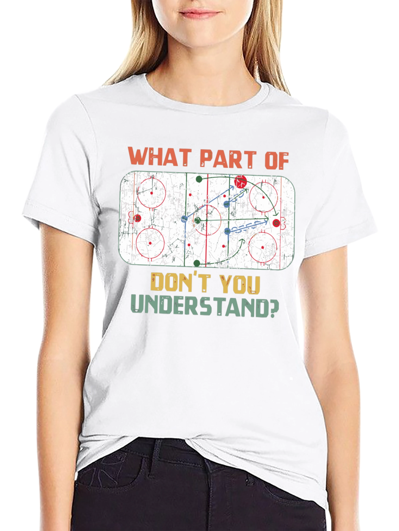 Hockey Play T-Shirt: What Part Dont You Understand?
