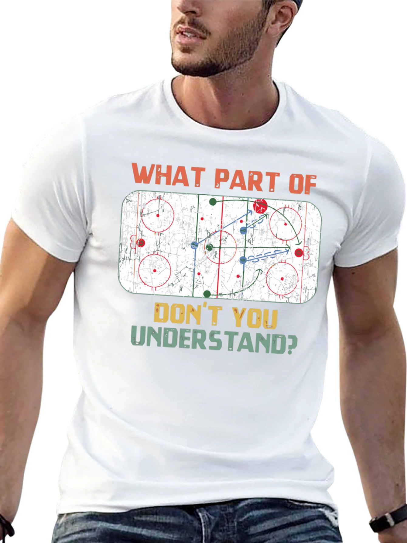 Hockey Play T-Shirt: What Part Dont You Understand?