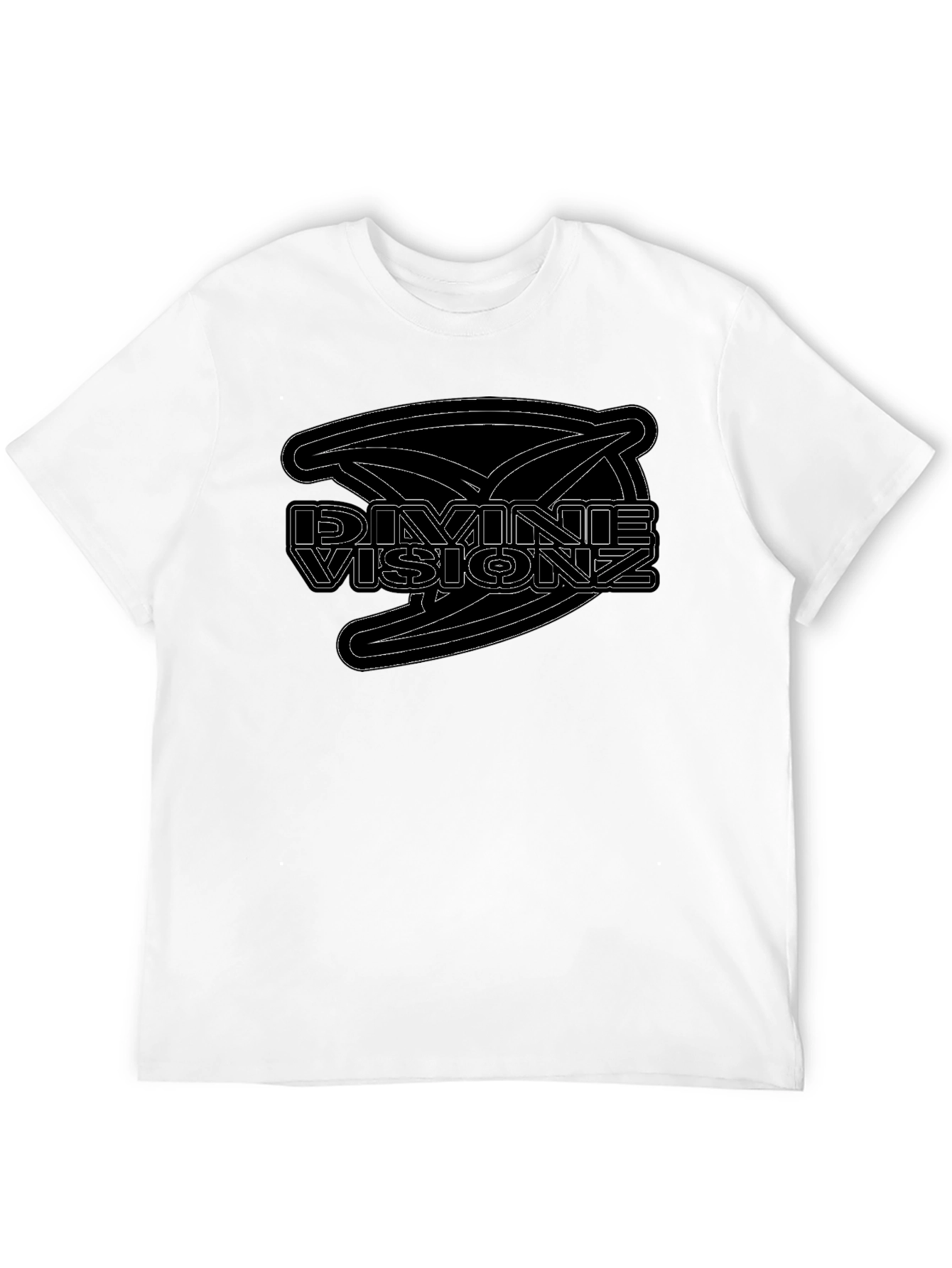 Divine Visionz Black Graphic T-Shirt