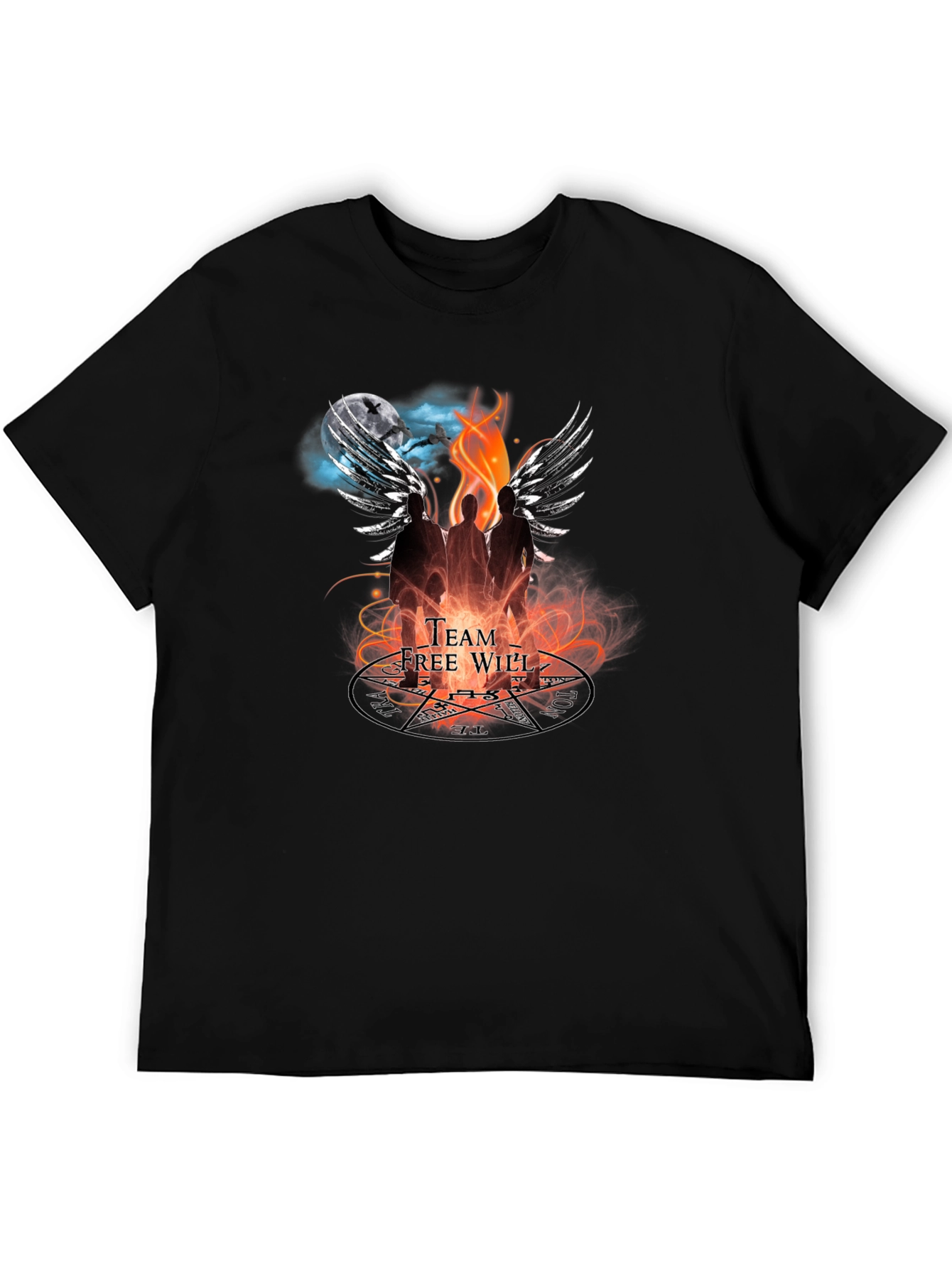 Supernatural Team Free Will Graphic Tee