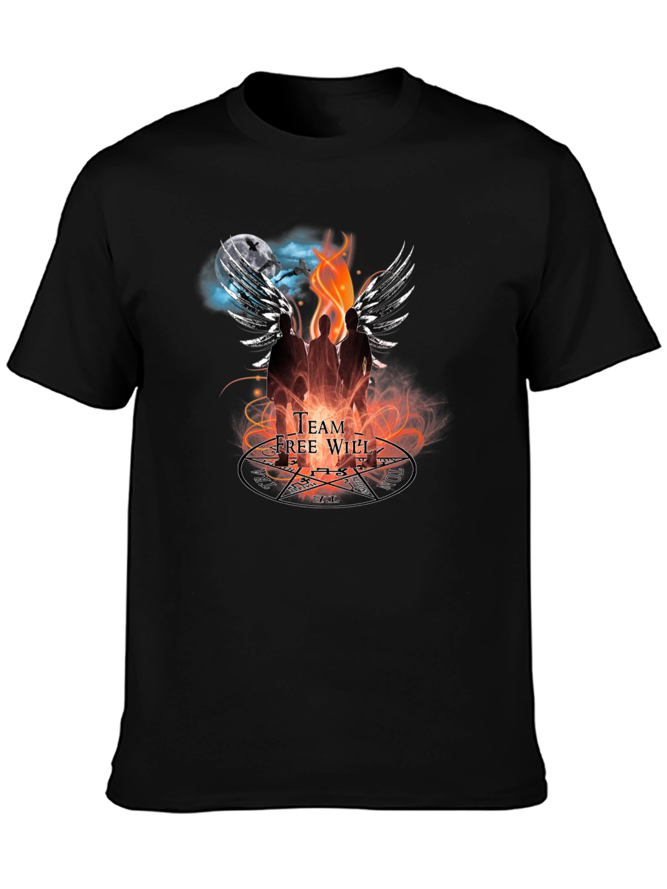 Supernatural Team Free Will Graphic Tee