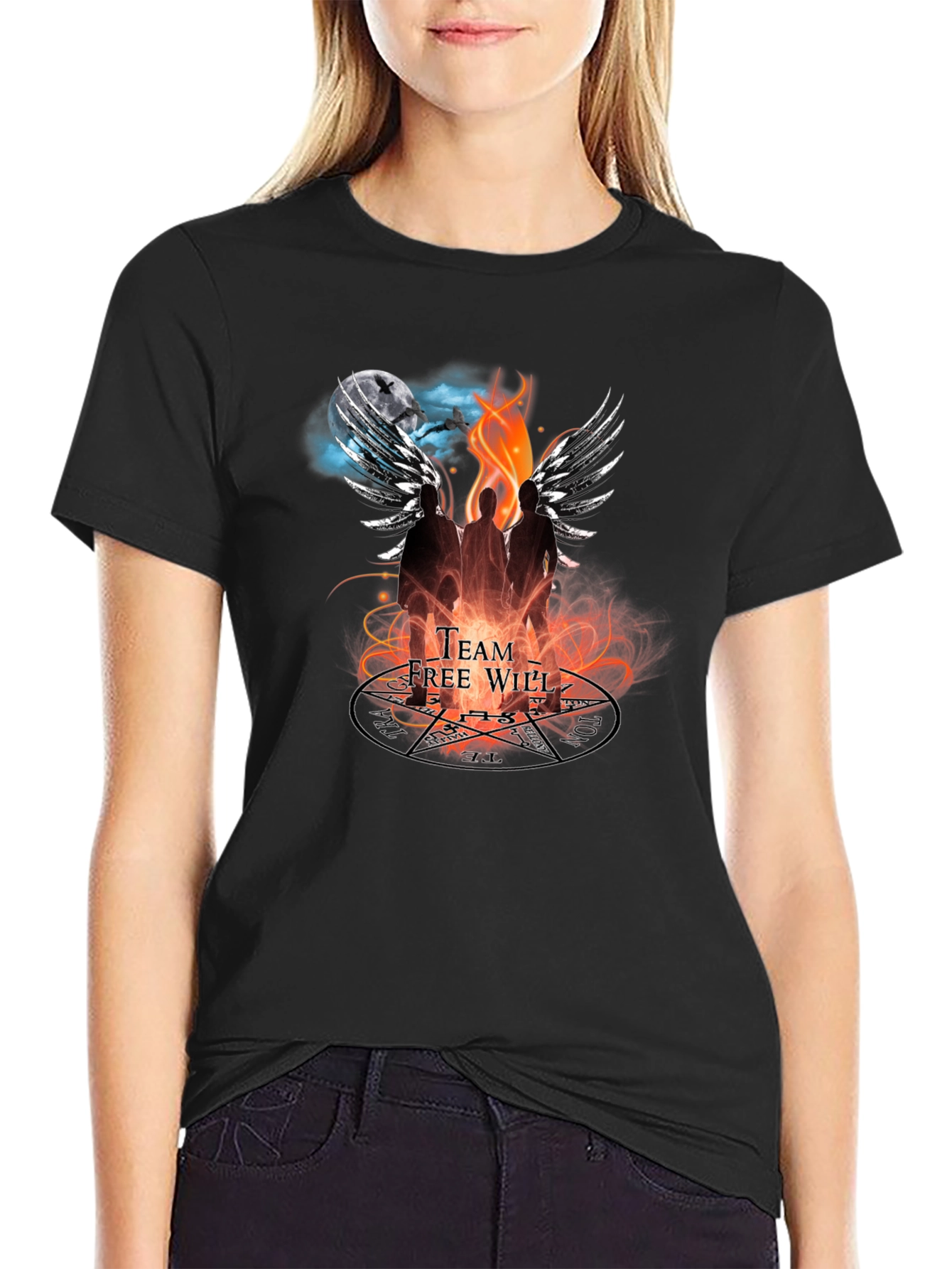 Supernatural Team Free Will Graphic Tee