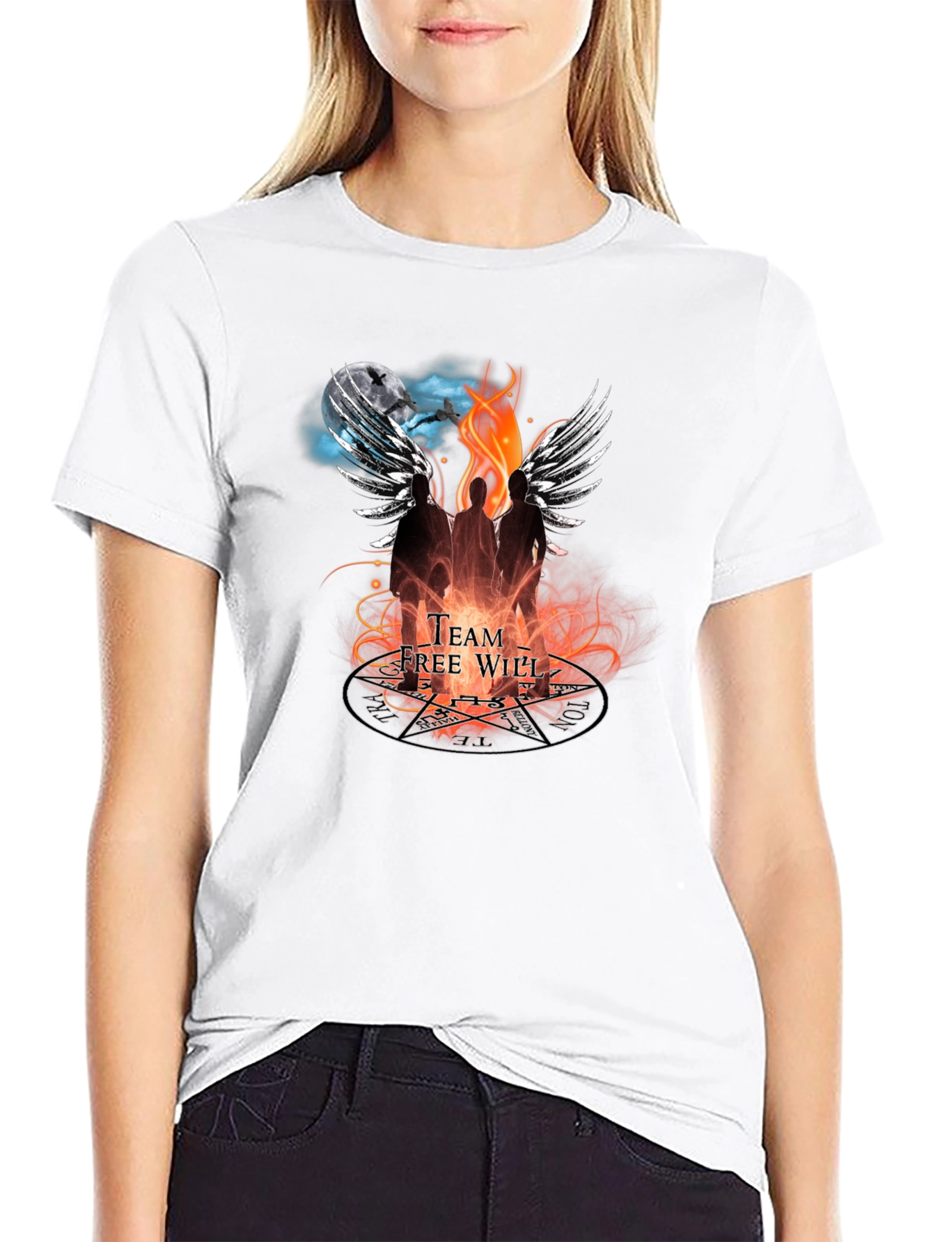 Supernatural Team Free Will Graphic Tee
