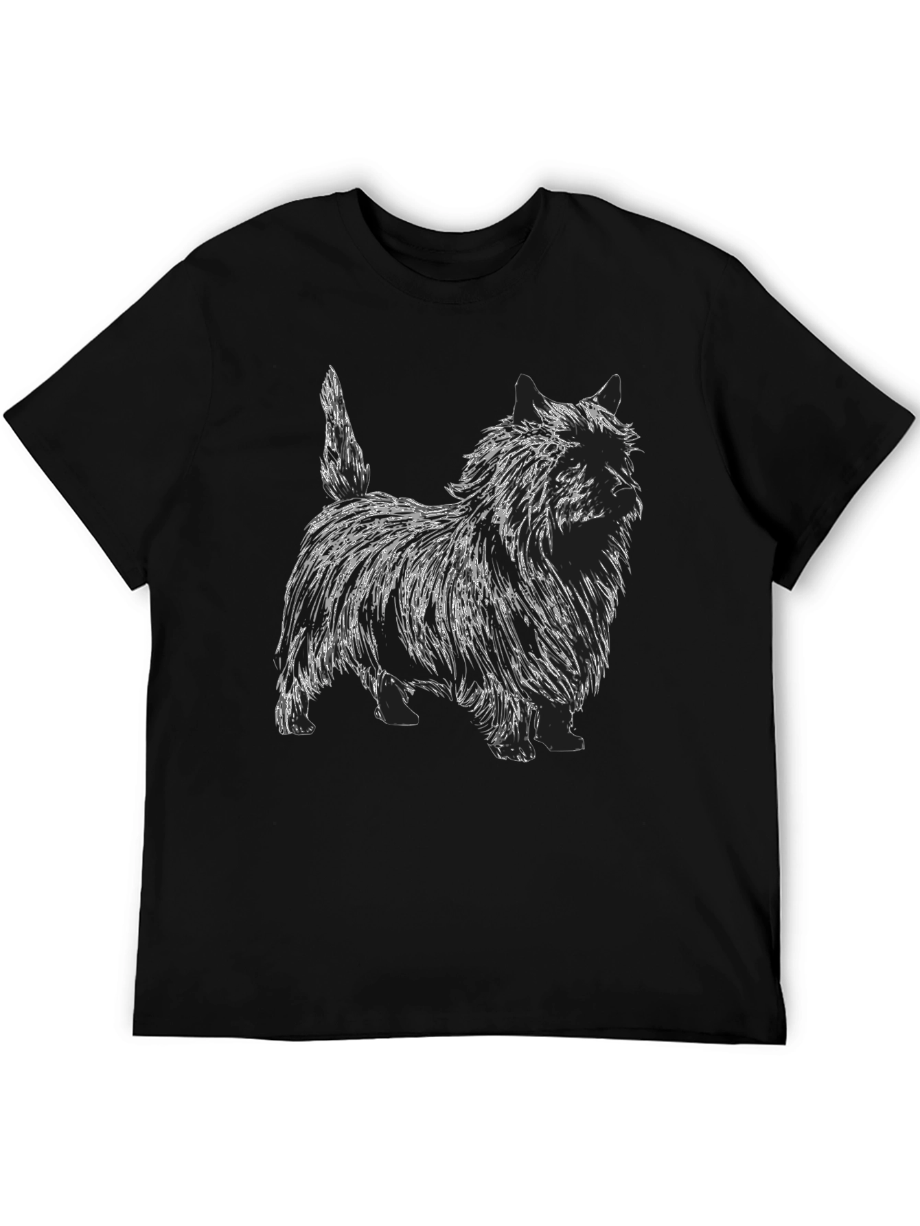 Dog Sketch Graphic T-Shirt - Unisex