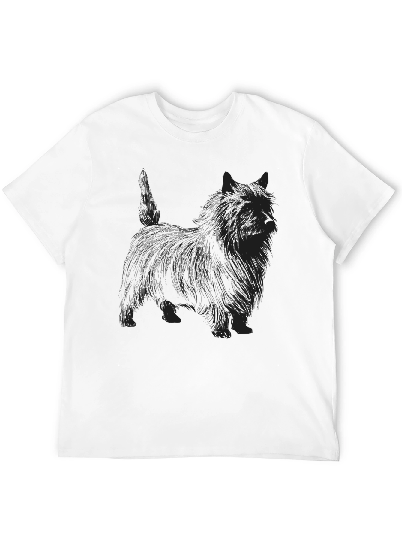 Dog Sketch Graphic T-Shirt - Unisex