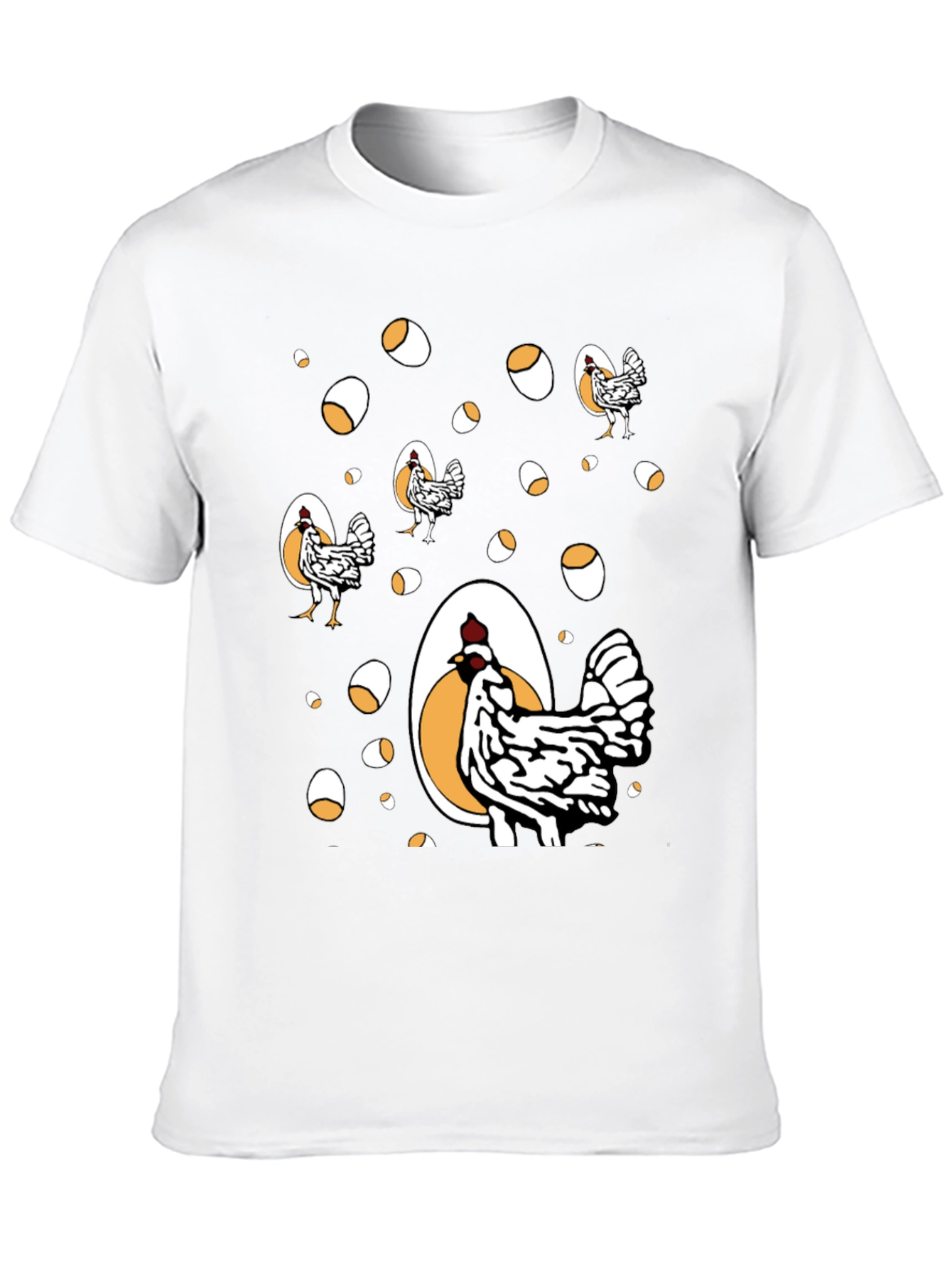 Funny Chicken & Egg Graphic Tee