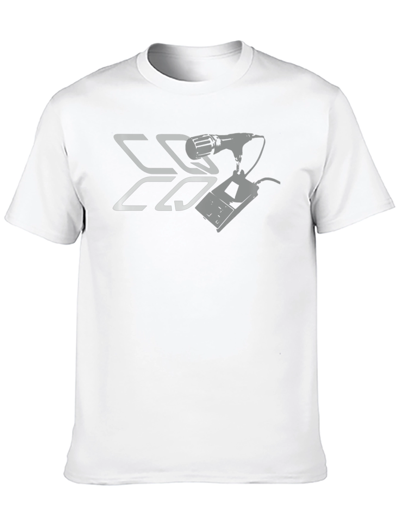 Retro Microphone & Console Black T-Shirt