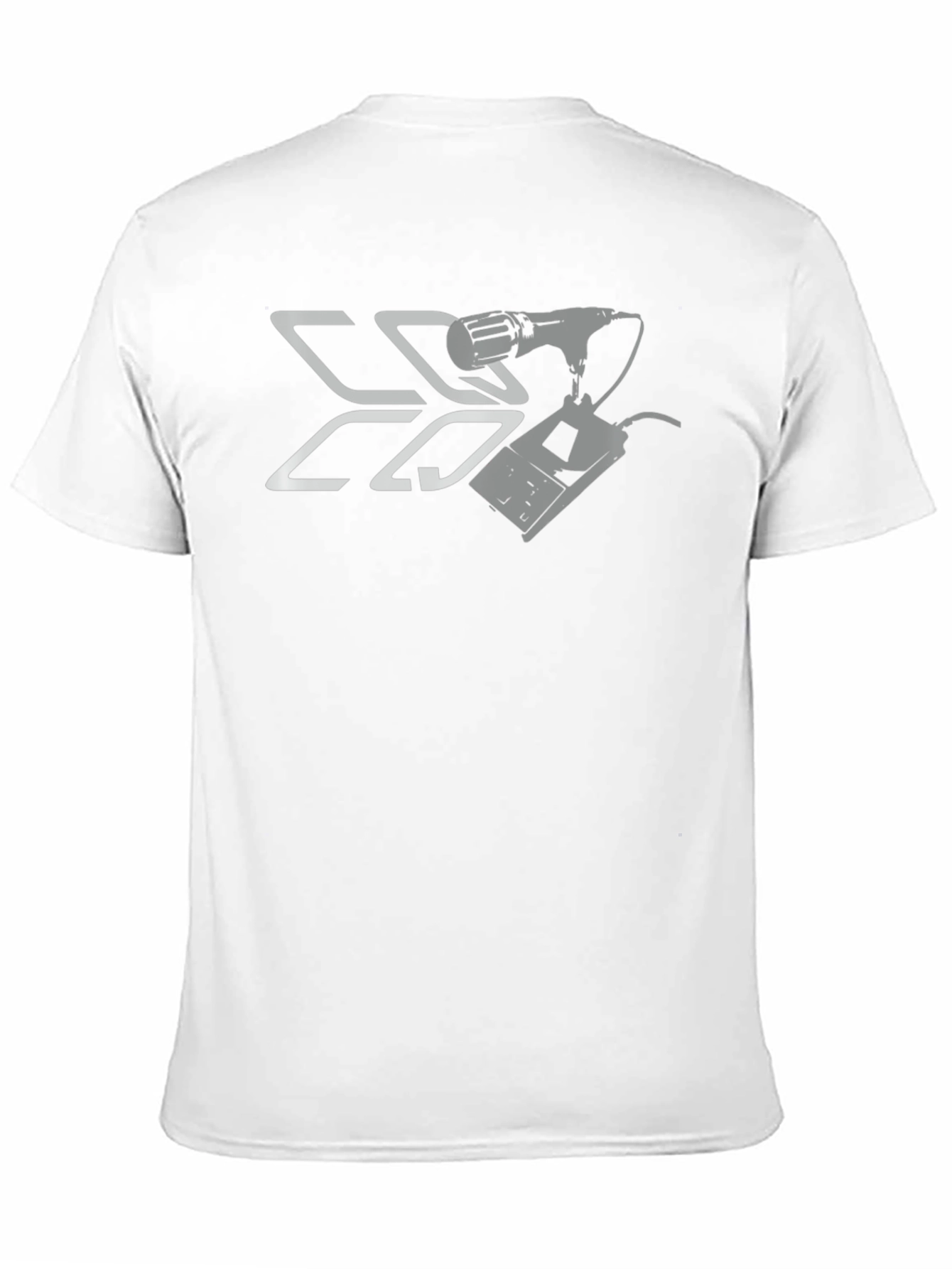 Retro Microphone & Console Black T-Shirt