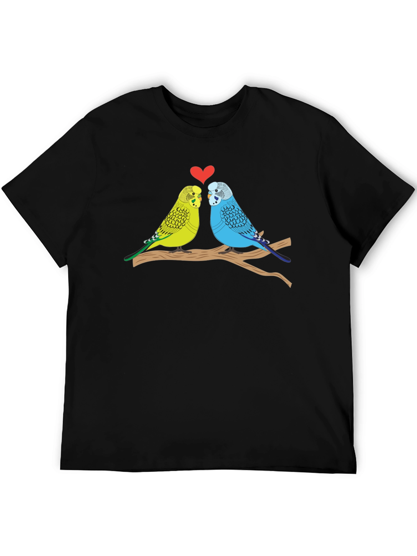 Budgie Love T-Shirt - Cute Bird Couple Tee