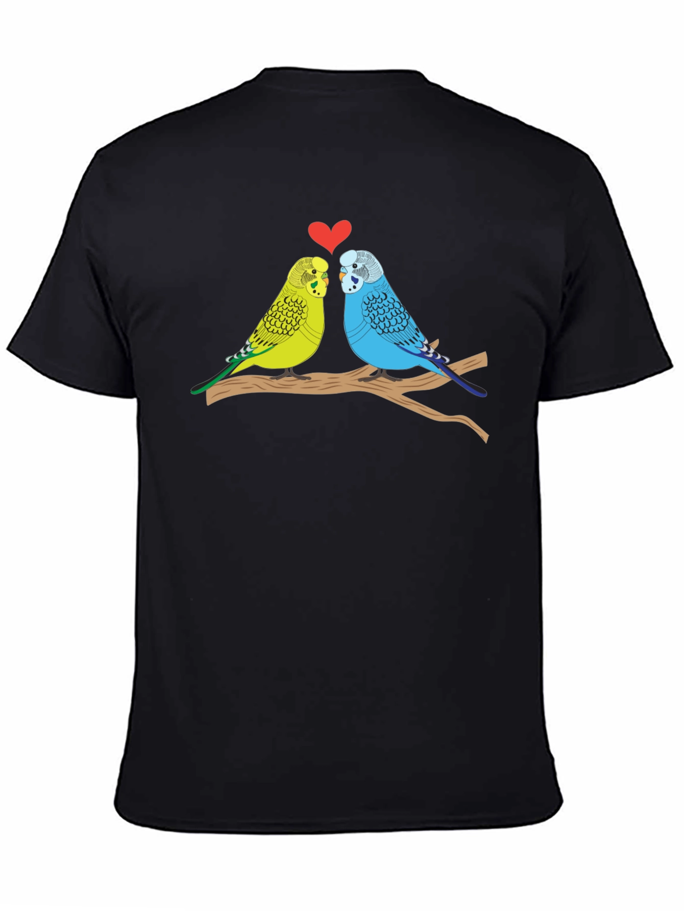 Budgie Love T-Shirt - Cute Bird Couple Tee