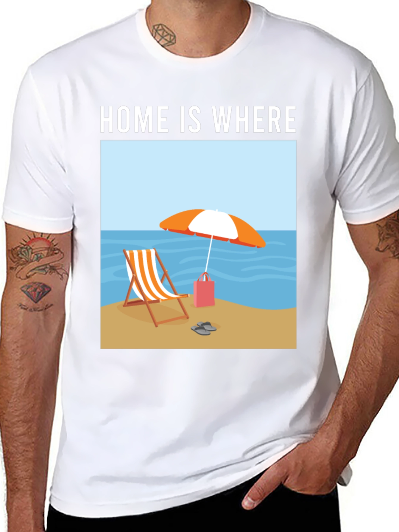 Home is Where the Beach Is T-Shirt