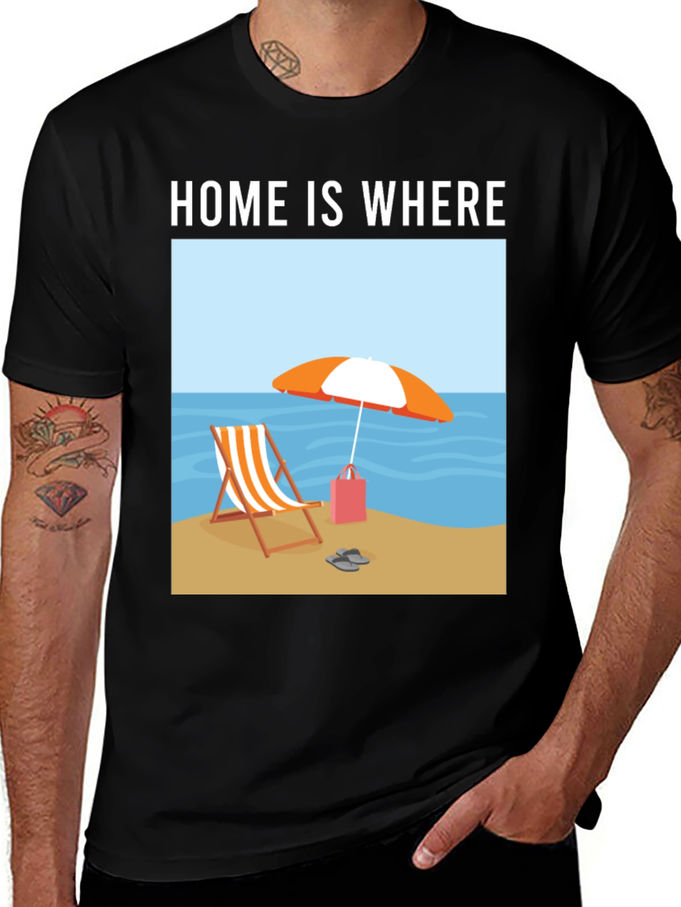 Home is Where the Beach Is T-Shirt