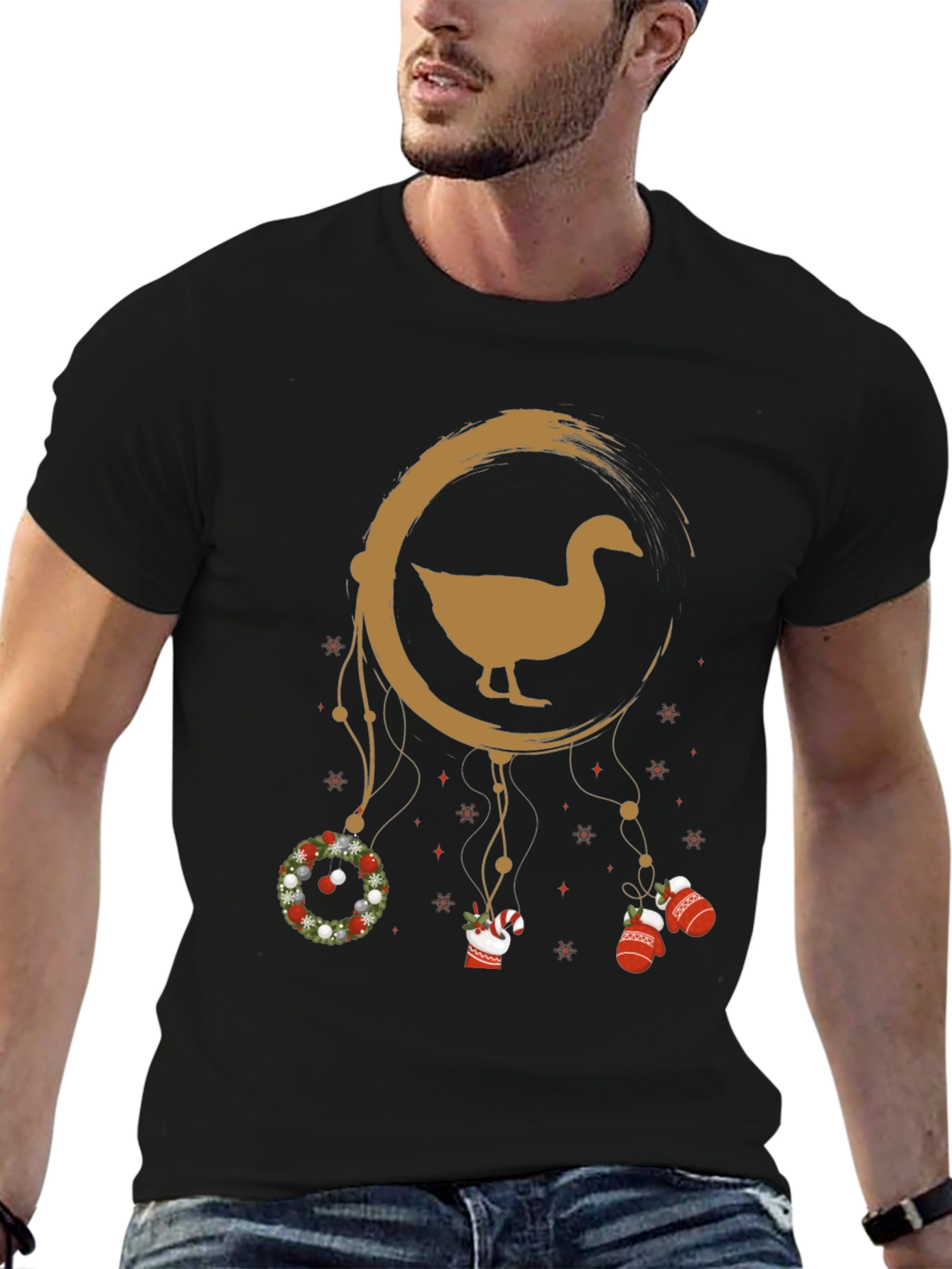 Holiday Goose Dreamcatcher Graphic Tee