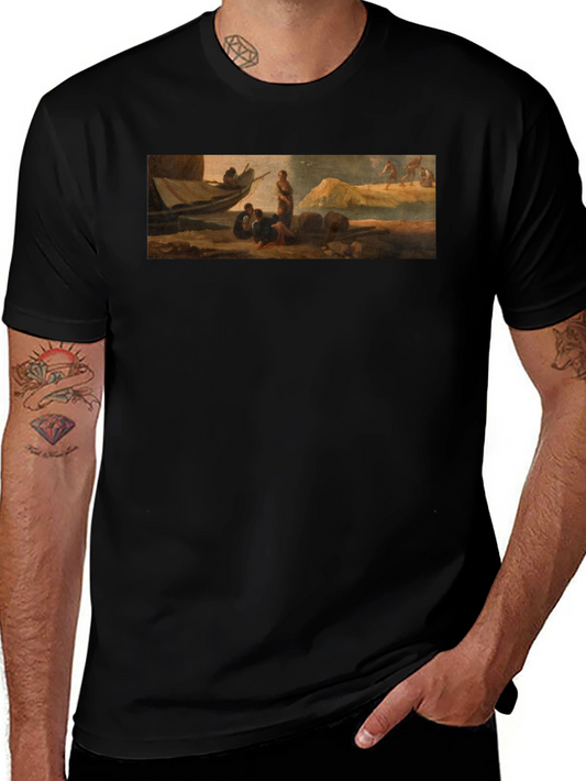 Art Inspired Mens Black T-Shirt