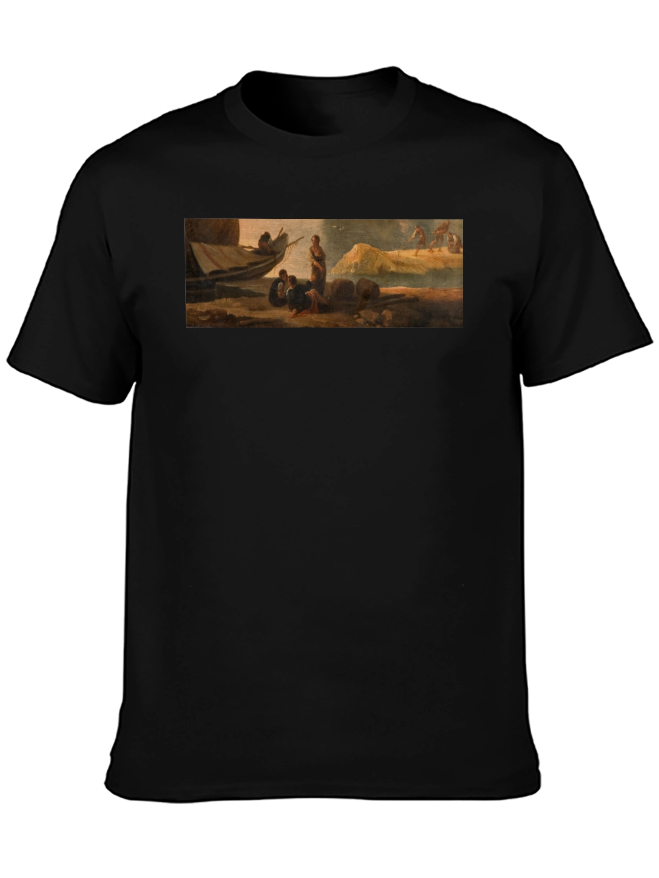 Art Inspired Mens Black T-Shirt