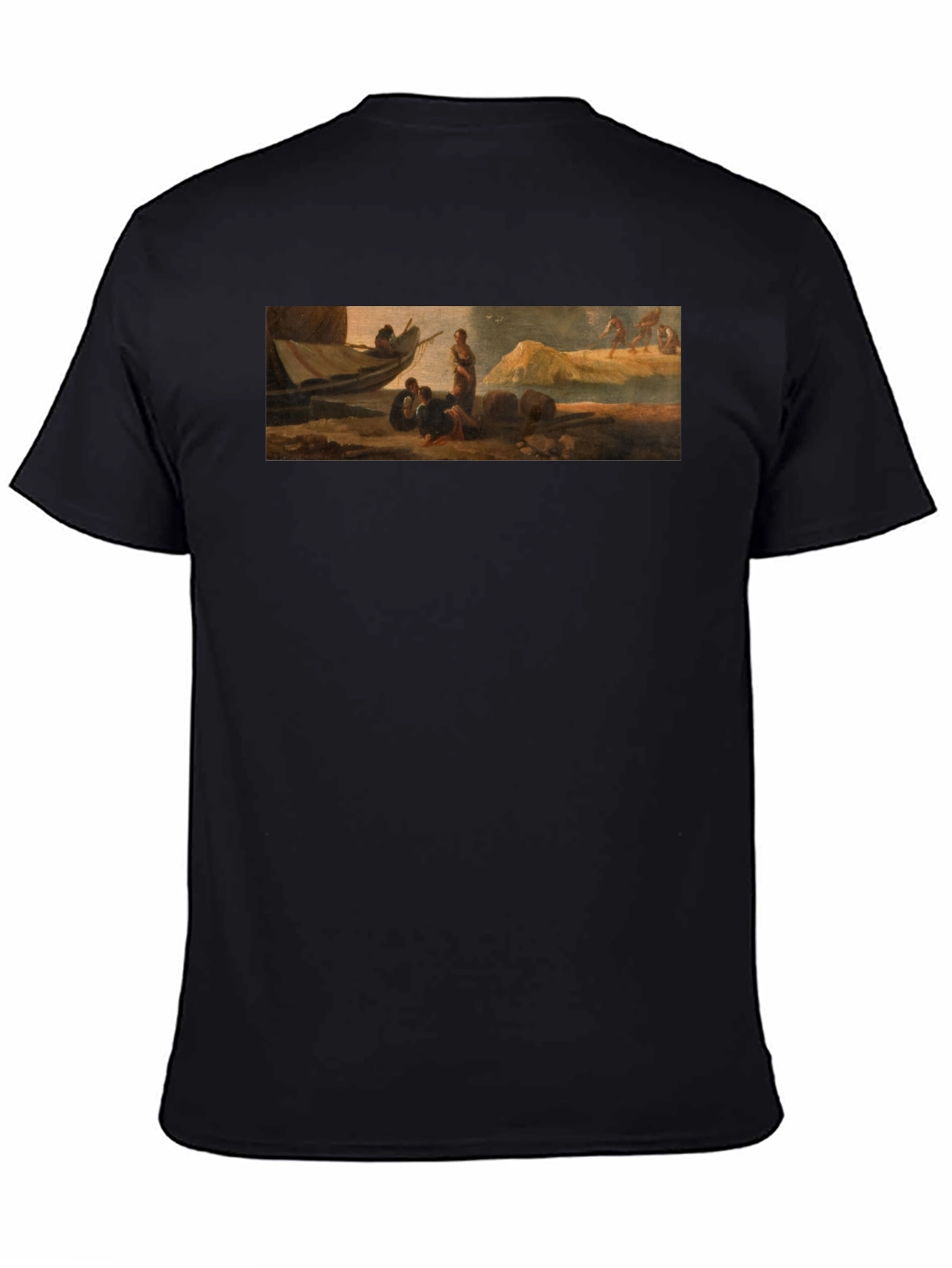 Art Inspired Mens Black T-Shirt