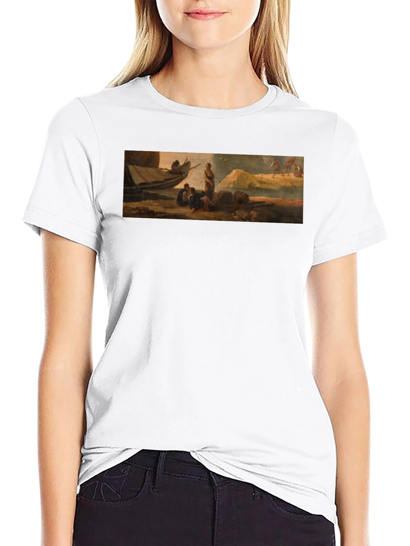 Art Inspired Mens Black T-Shirt