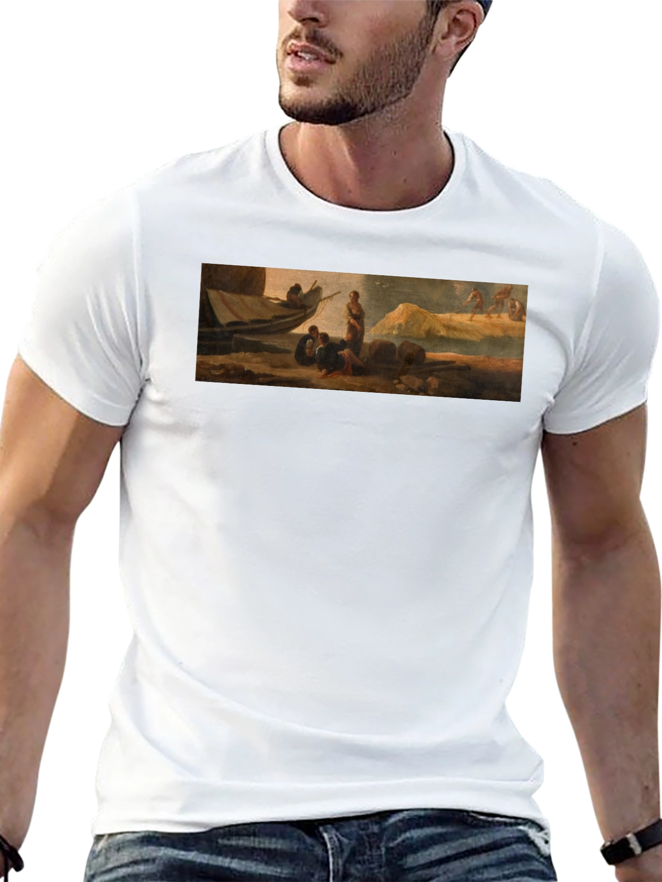 Art Inspired Mens Black T-Shirt