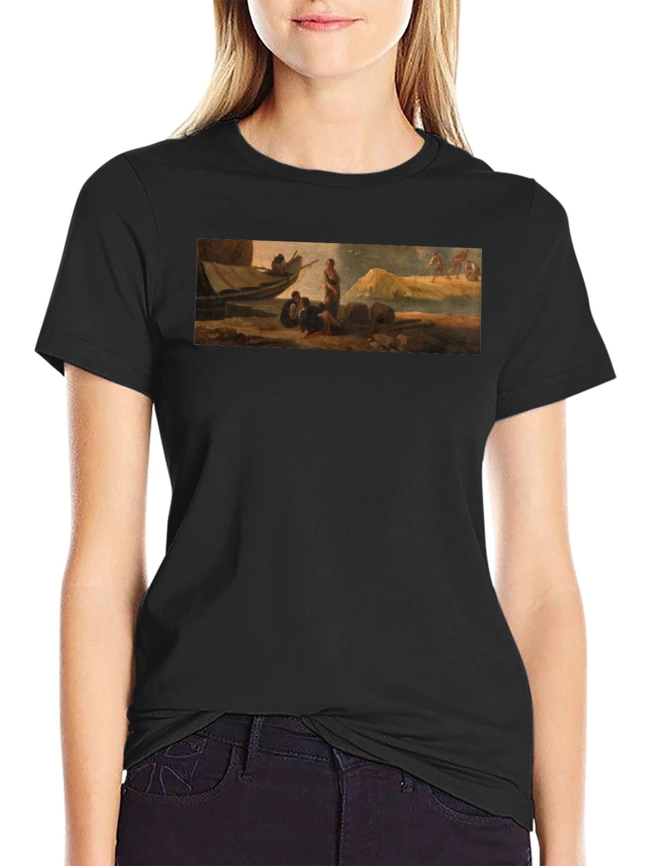 Art Inspired Mens Black T-Shirt