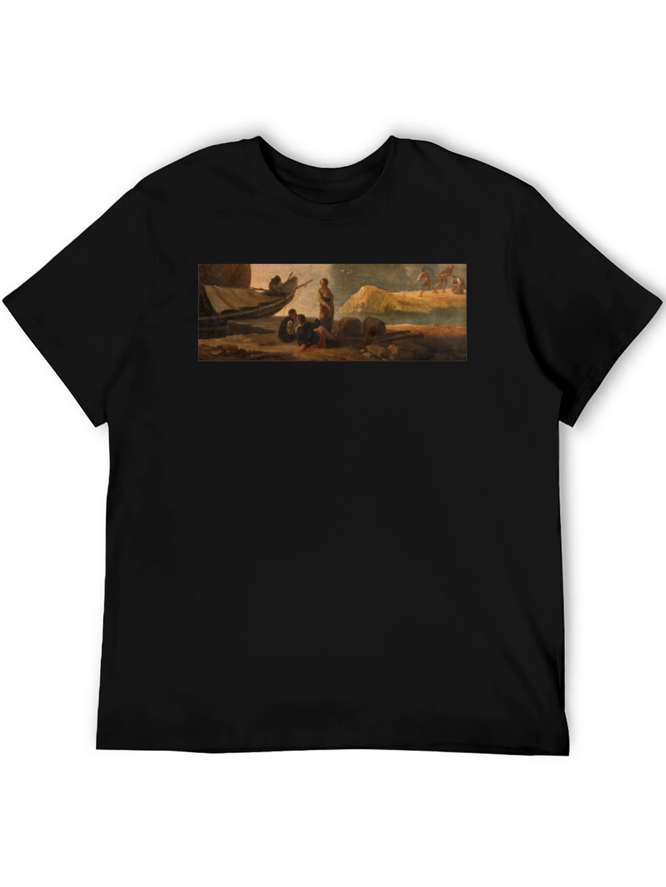 Art Inspired Mens Black T-Shirt