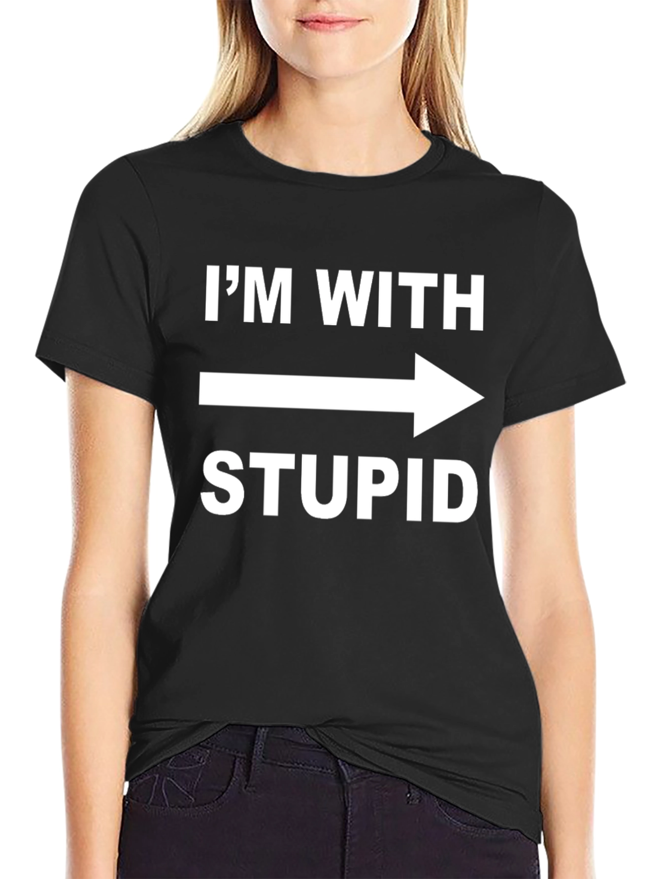 Im With Stupid T-Shirt