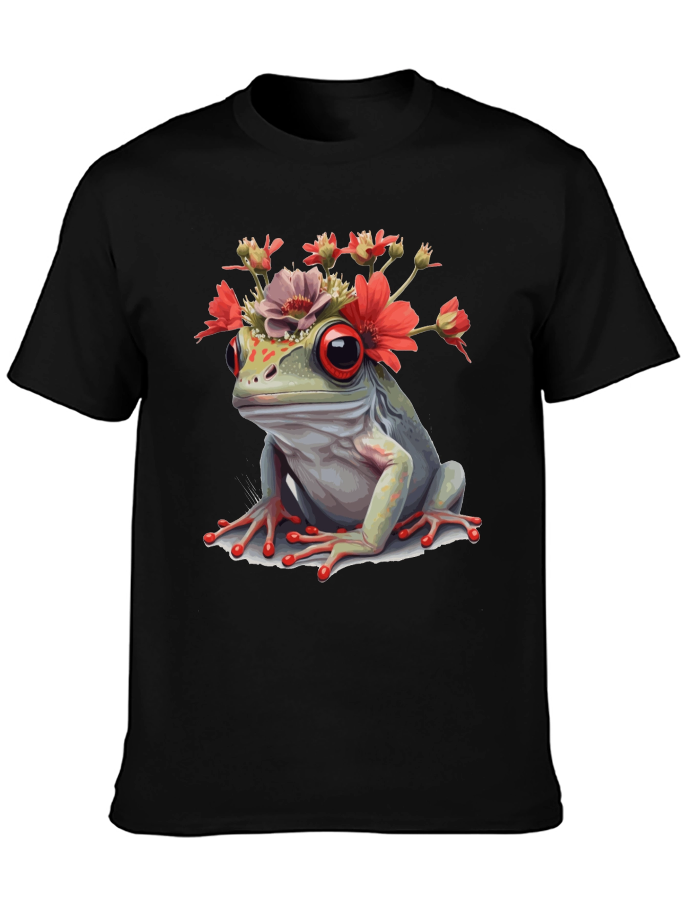 Frog with Flowers T-Shirt