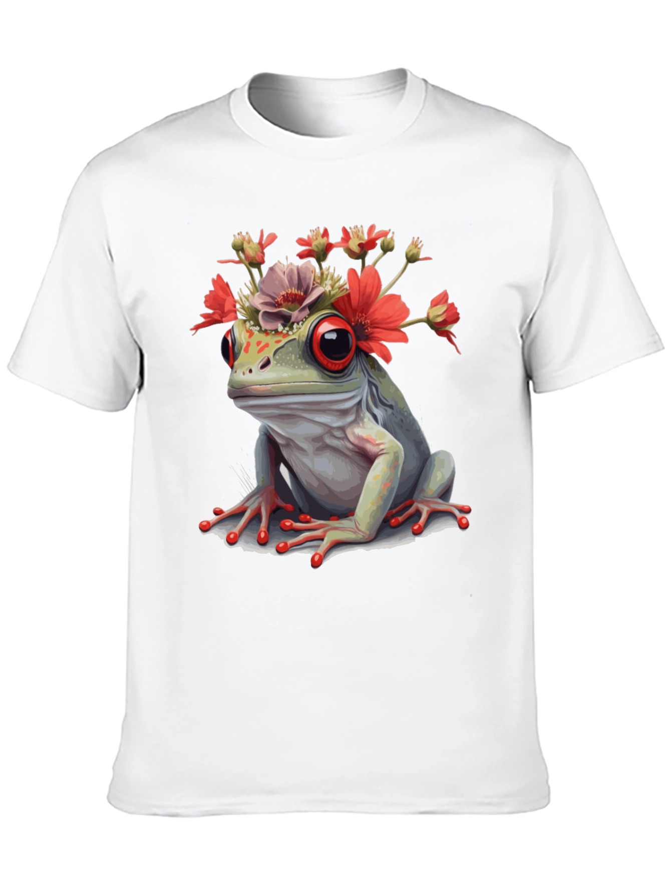 Frog with Flowers T-Shirt
