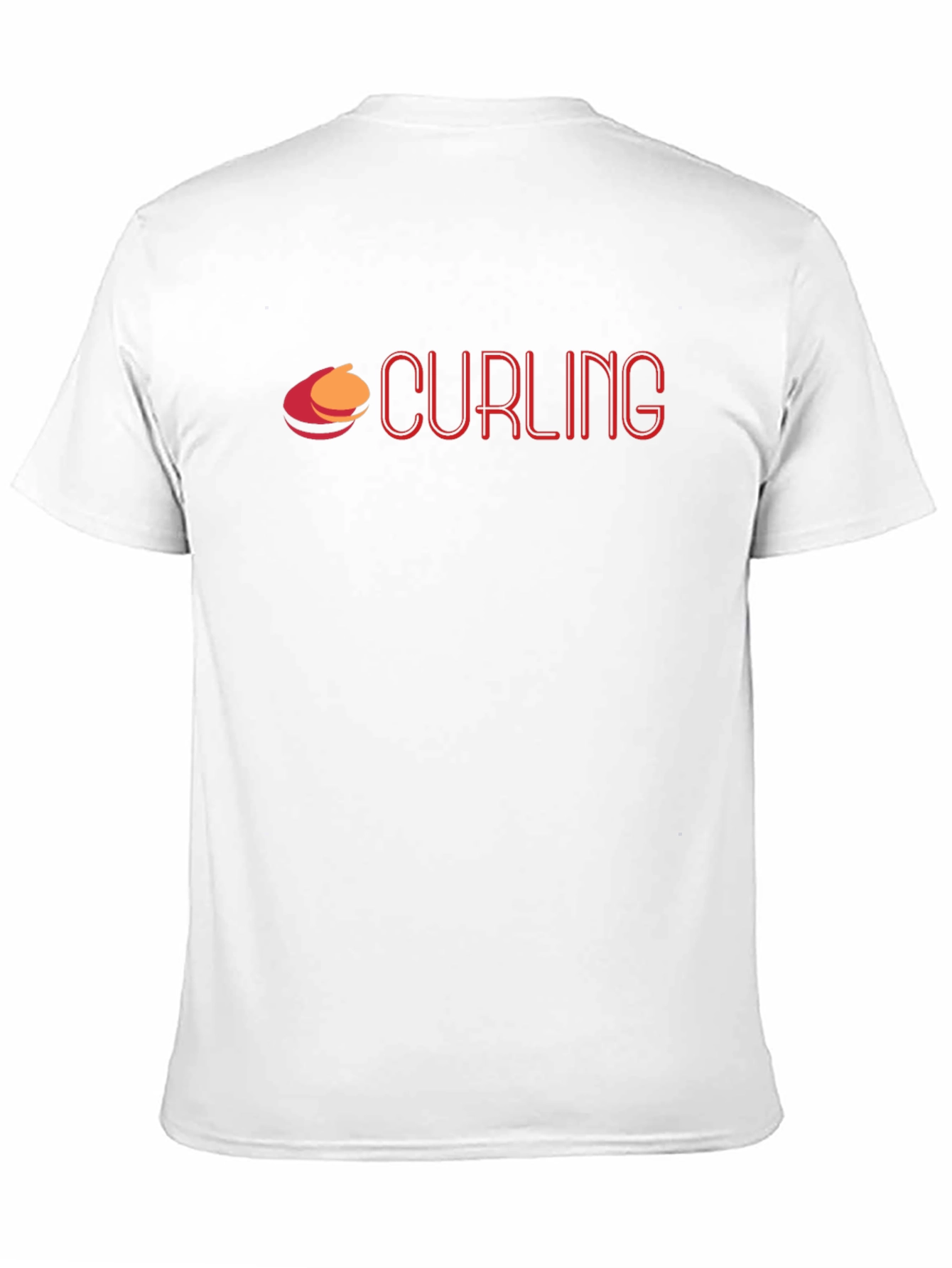 Curling Graphic T-Shirt - Sporty Casual Tee